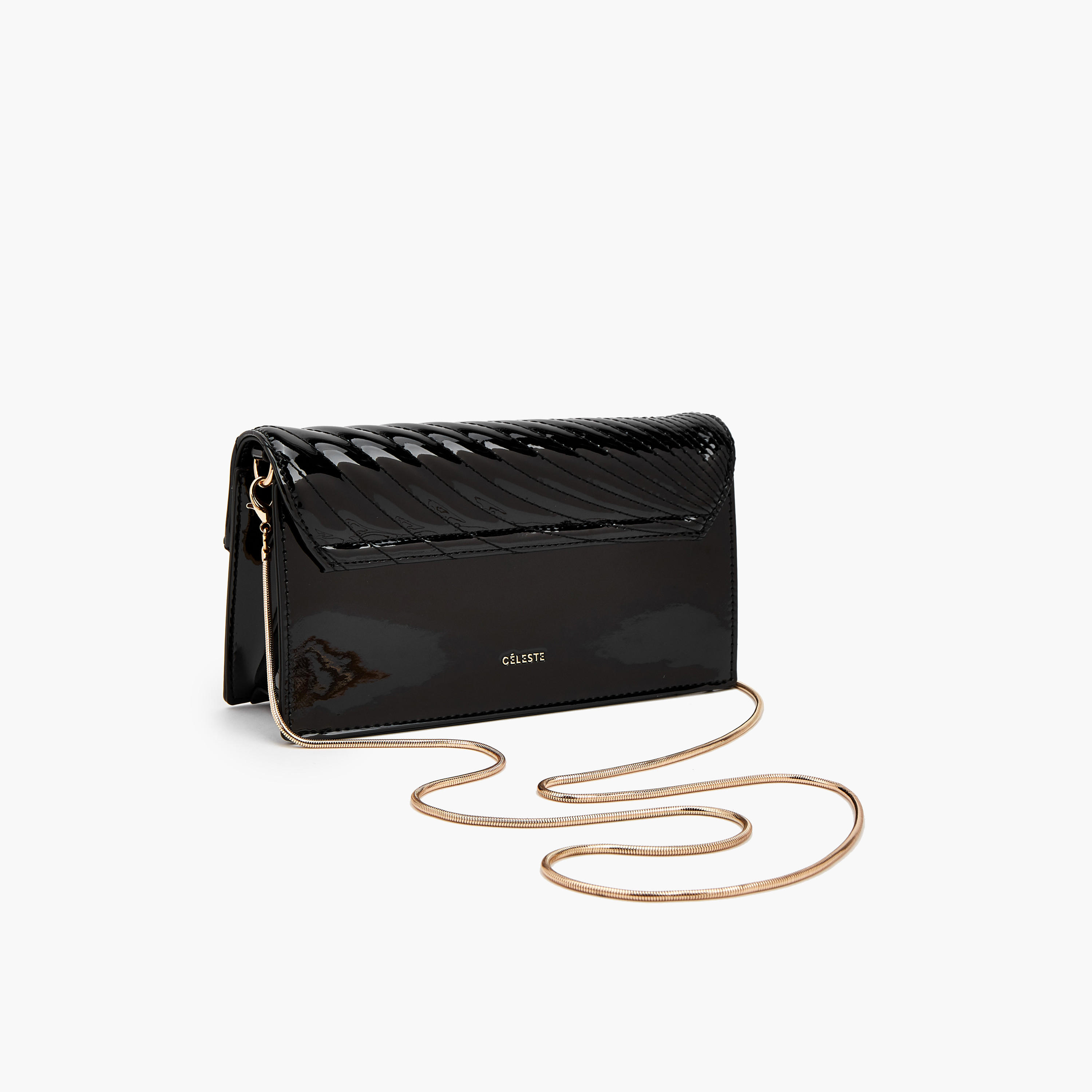Celeste Quilted Crossbody Bag with Detachable Chain Strap-women-bagsandwallets-handbags-image-6
