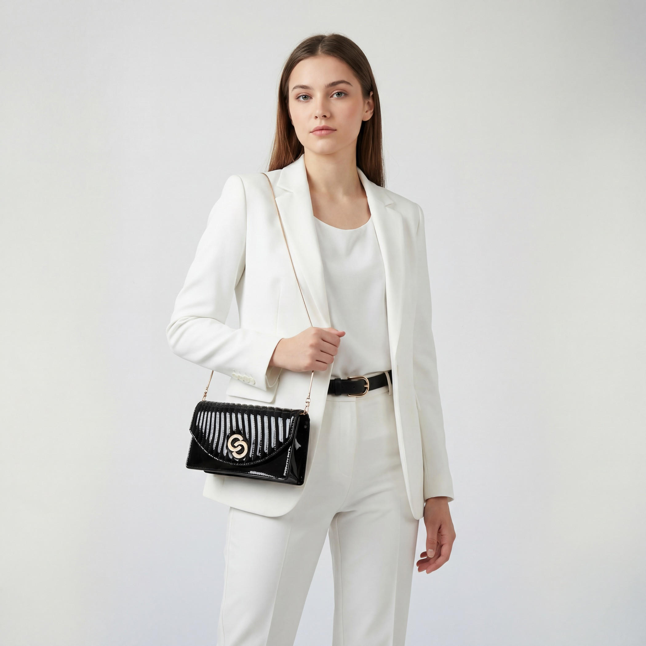 Celeste Quilted Crossbody Bag with Detachable Chain Strap-women-bagsandwallets-handbags-image-2