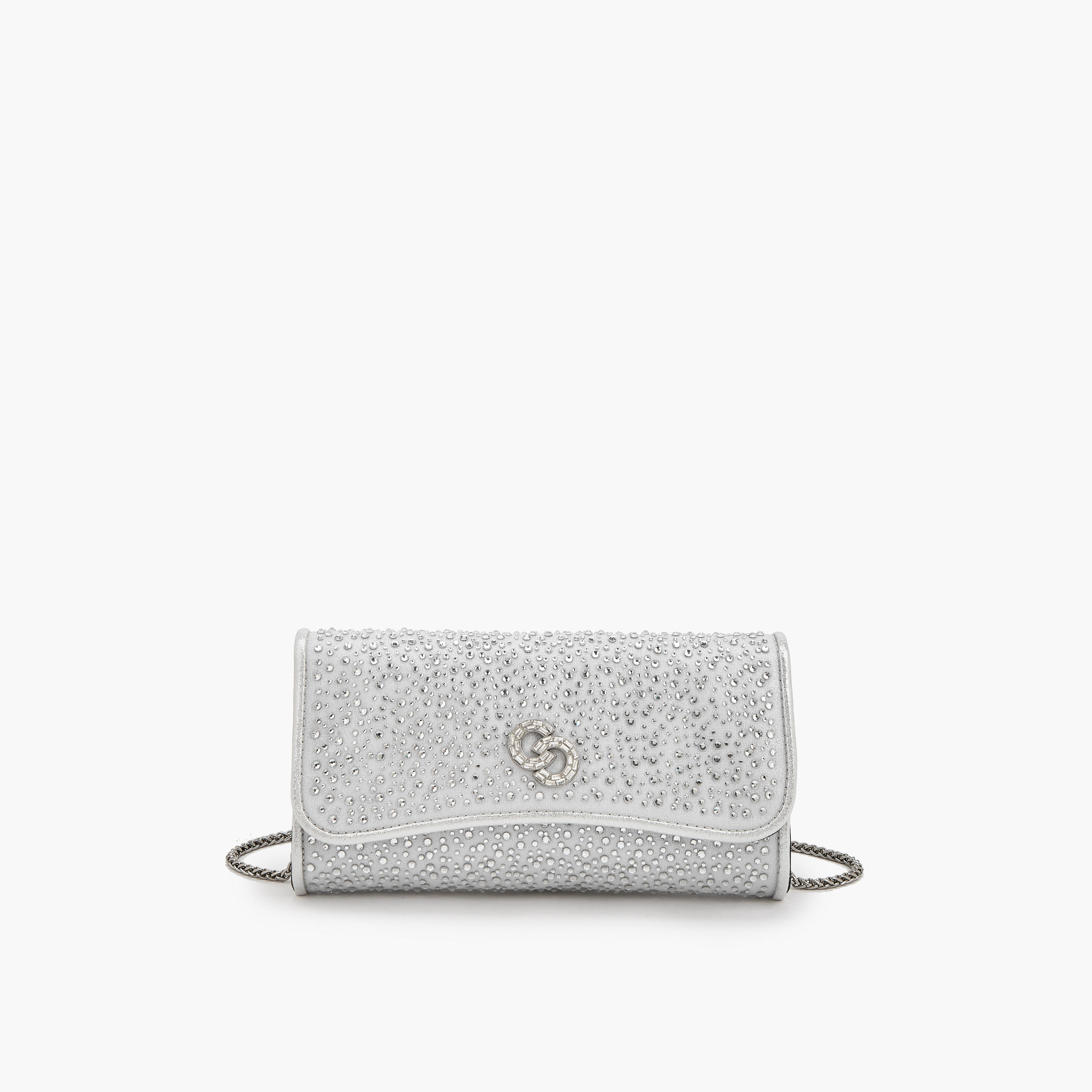 Celeste Embellished Crossbody Bag with Detachable Chain Strap-women-bagsandwallets-handbags-image-1