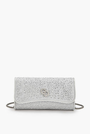 شنطة كروسبودي مزينة بحزام سلسلة قابل للفصل من سيليست-women-bagsandwallets-handbags-image-1
