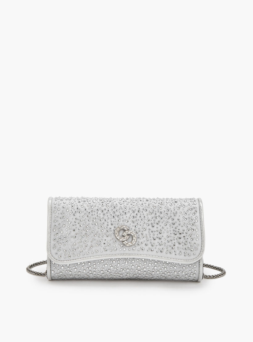 Celeste Embellished Crossbody Bag with Detachable Chain Strap-women-bagsandwallets-handbags-image-1