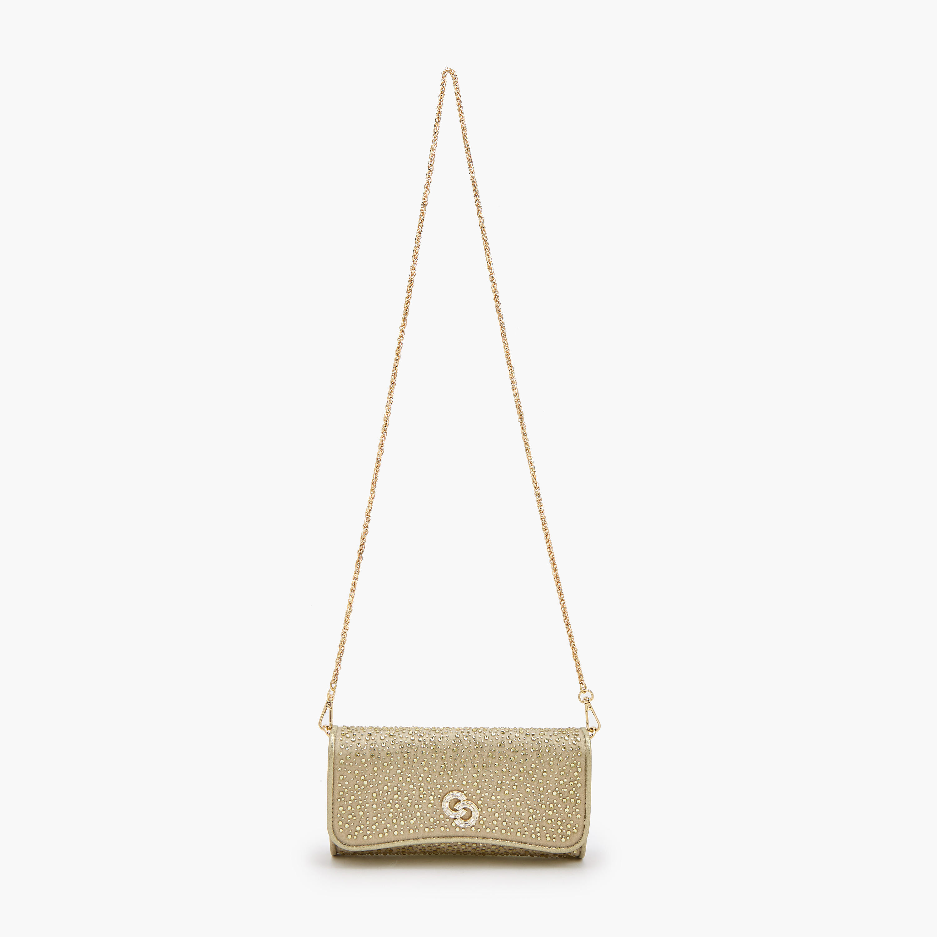 Celeste Embellished Crossbody Bag with Detachable Chain Strap-women-bagsandwallets-handbags-image-3