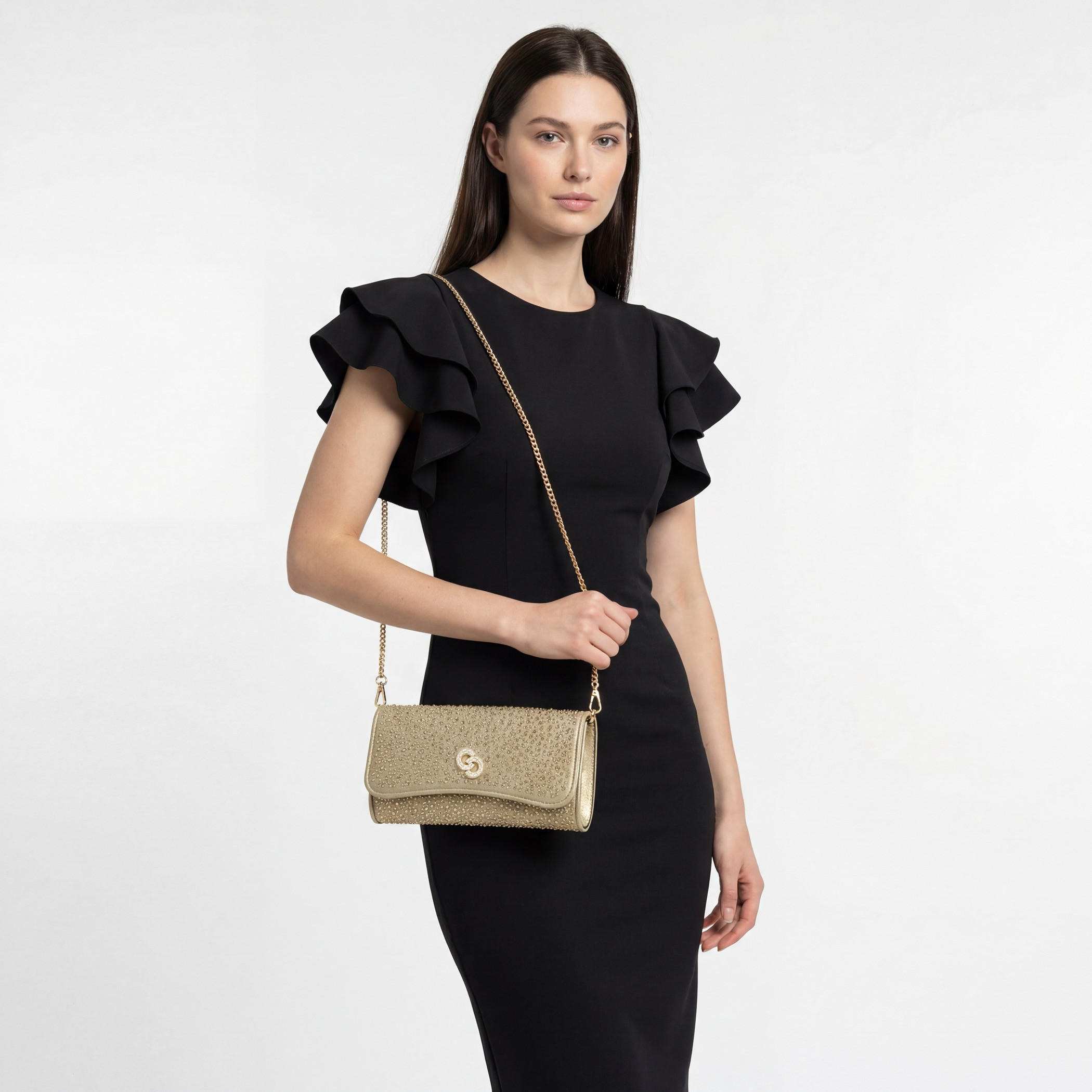 Celeste Embellished Crossbody Bag with Detachable Chain Strap-women-bagsandwallets-handbags-image-2
