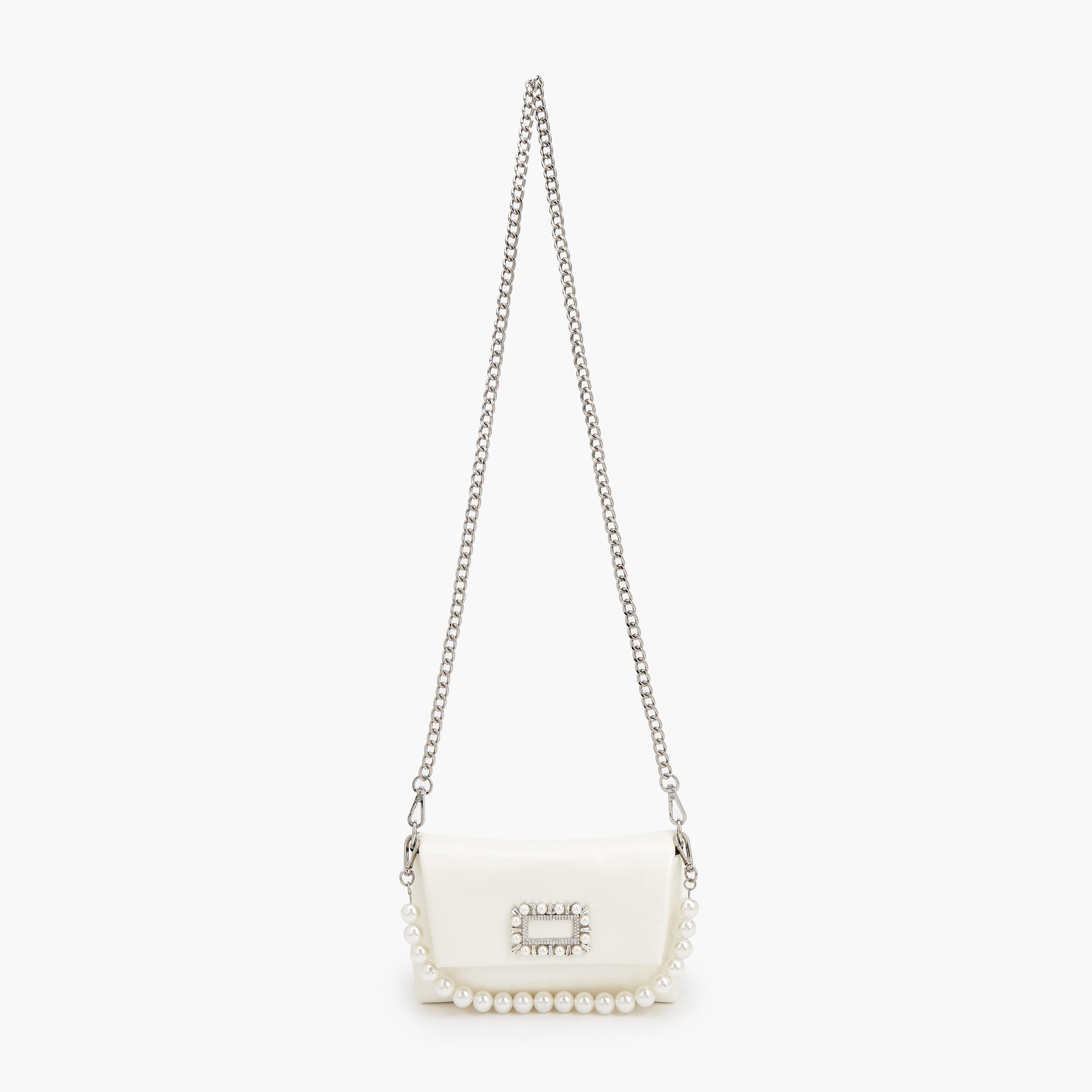 Celeste Pearl Embellished Crossbody Bag with Chain Strap-women-bagsandwallets-handbags-image-3