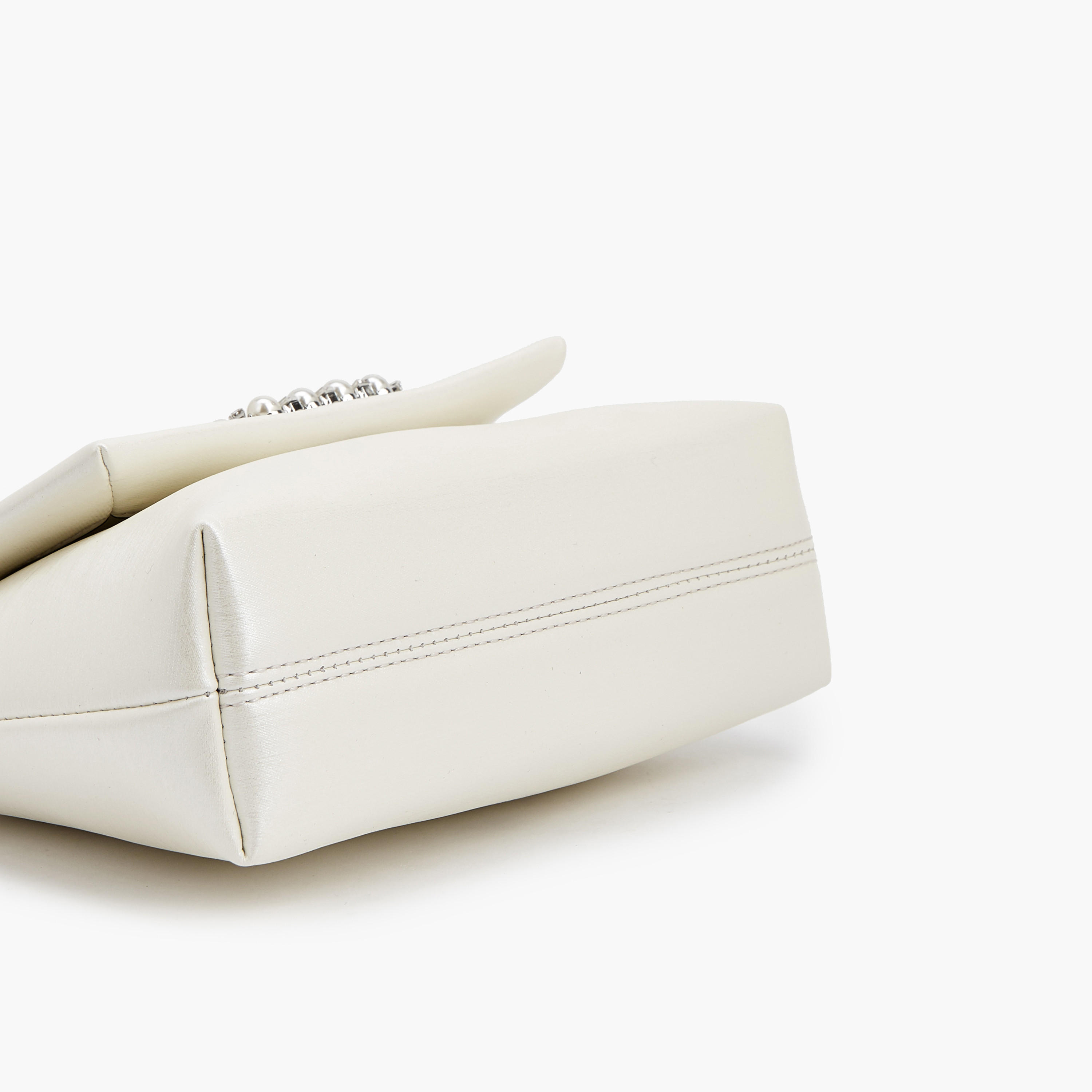 Celeste Pearl Embellished Crossbody Bag with Chain Strap-women-bagsandwallets-handbags-image-7