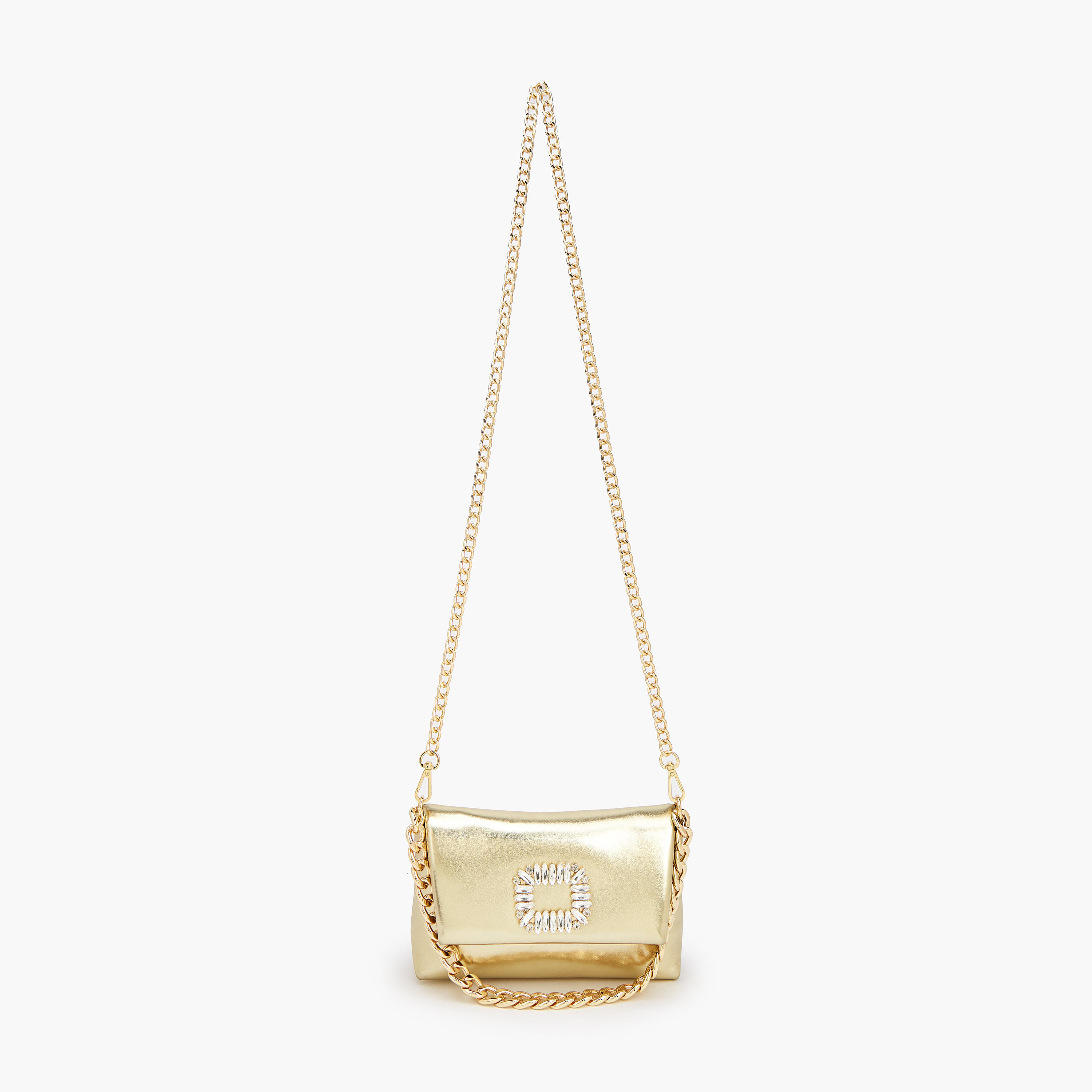 Celeste Stone Embellished Crossbody Bag with Chain Strap-women-bagsandwallets-handbags-image-3