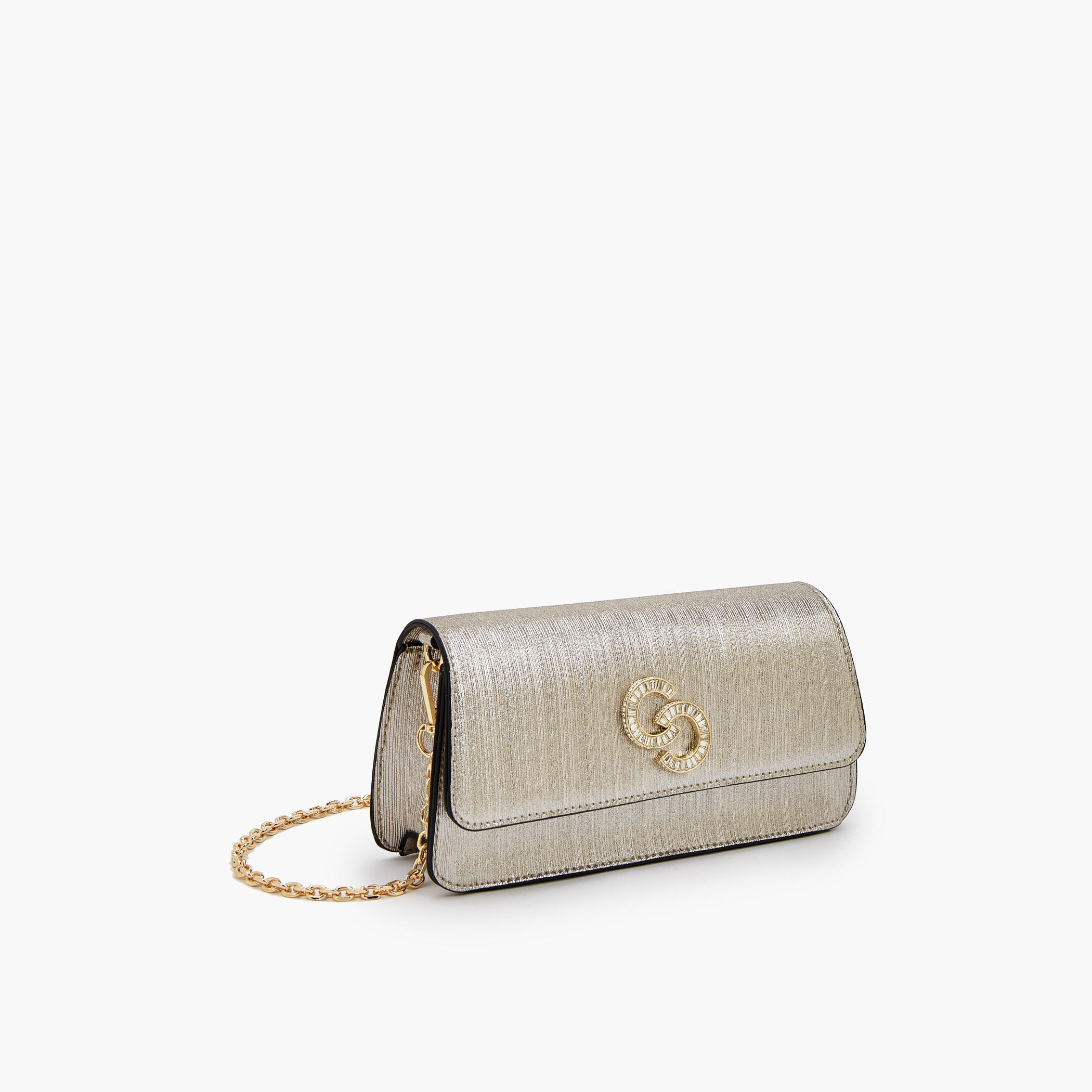 شنطة كروس بودي بارزة الملمس بحزام سلسلة قابل للفصل من سيليست-women-bagsandwallets-handbags-image-4