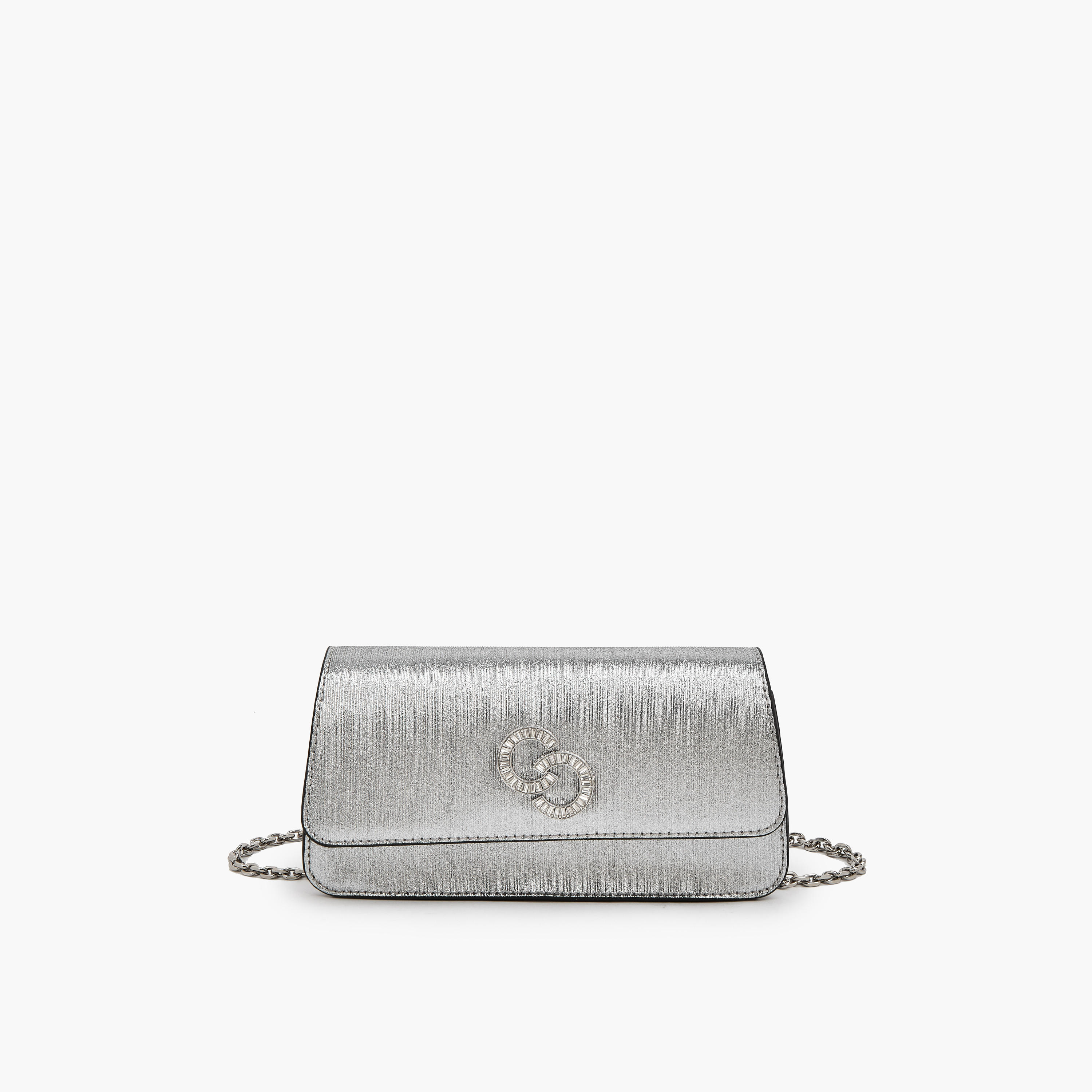 Celeste Textured Crossbody Bag with Detachable Chain Strap-women-bagsandwallets-handbags-image-1