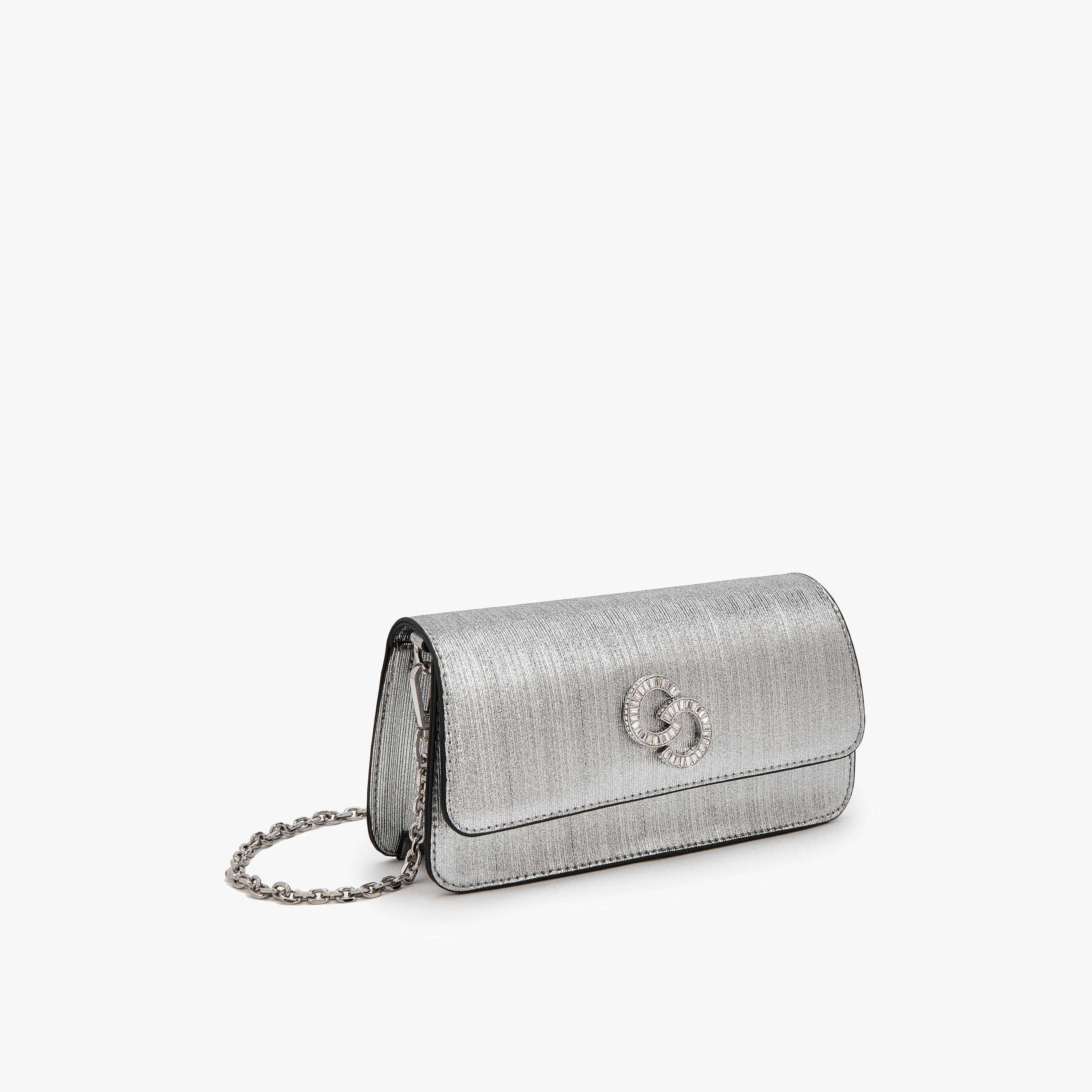 Celeste Textured Crossbody Bag with Detachable Chain Strap-women-bagsandwallets-handbags-image-3
