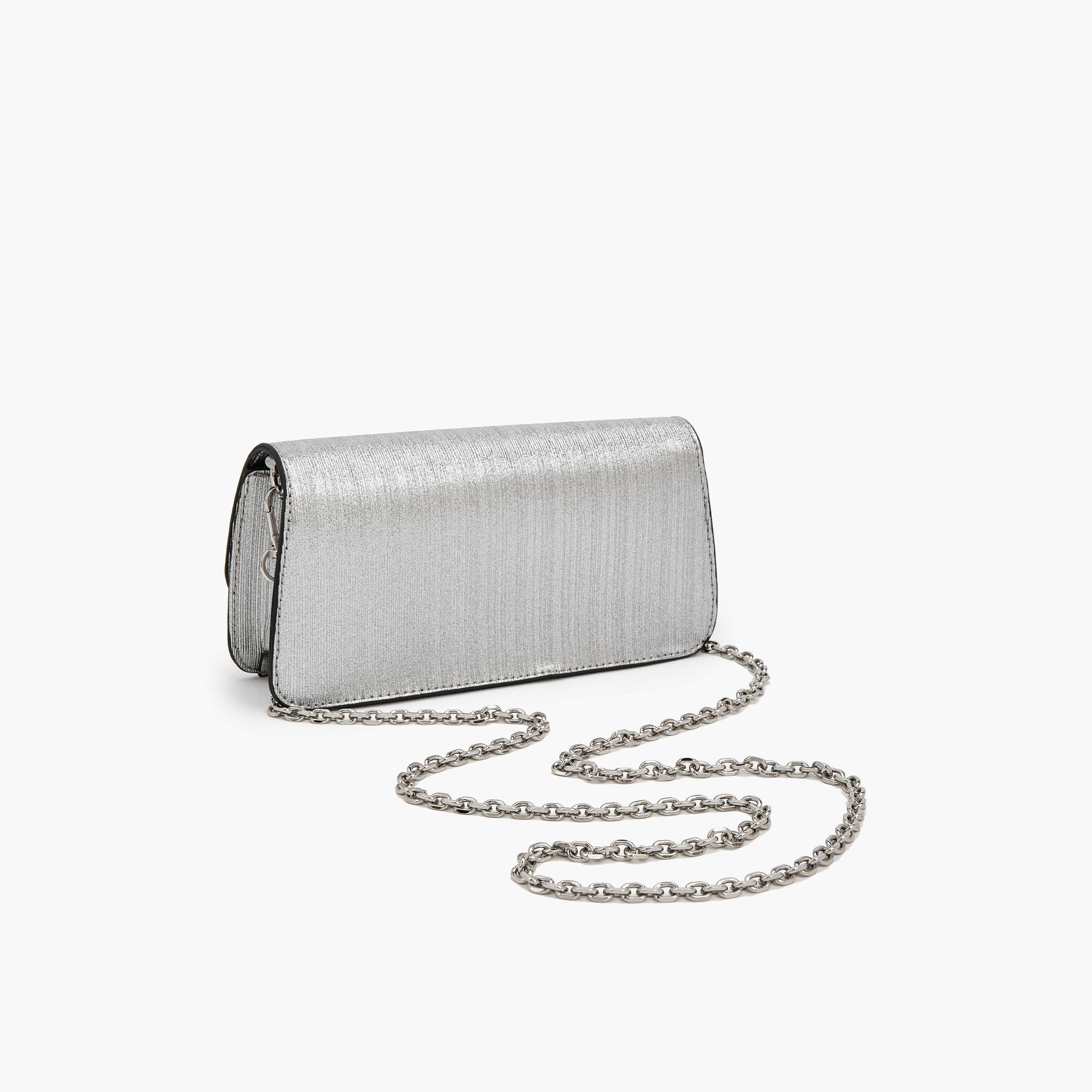 Celeste Textured Crossbody Bag with Detachable Chain Strap-women-bagsandwallets-handbags-image-5
