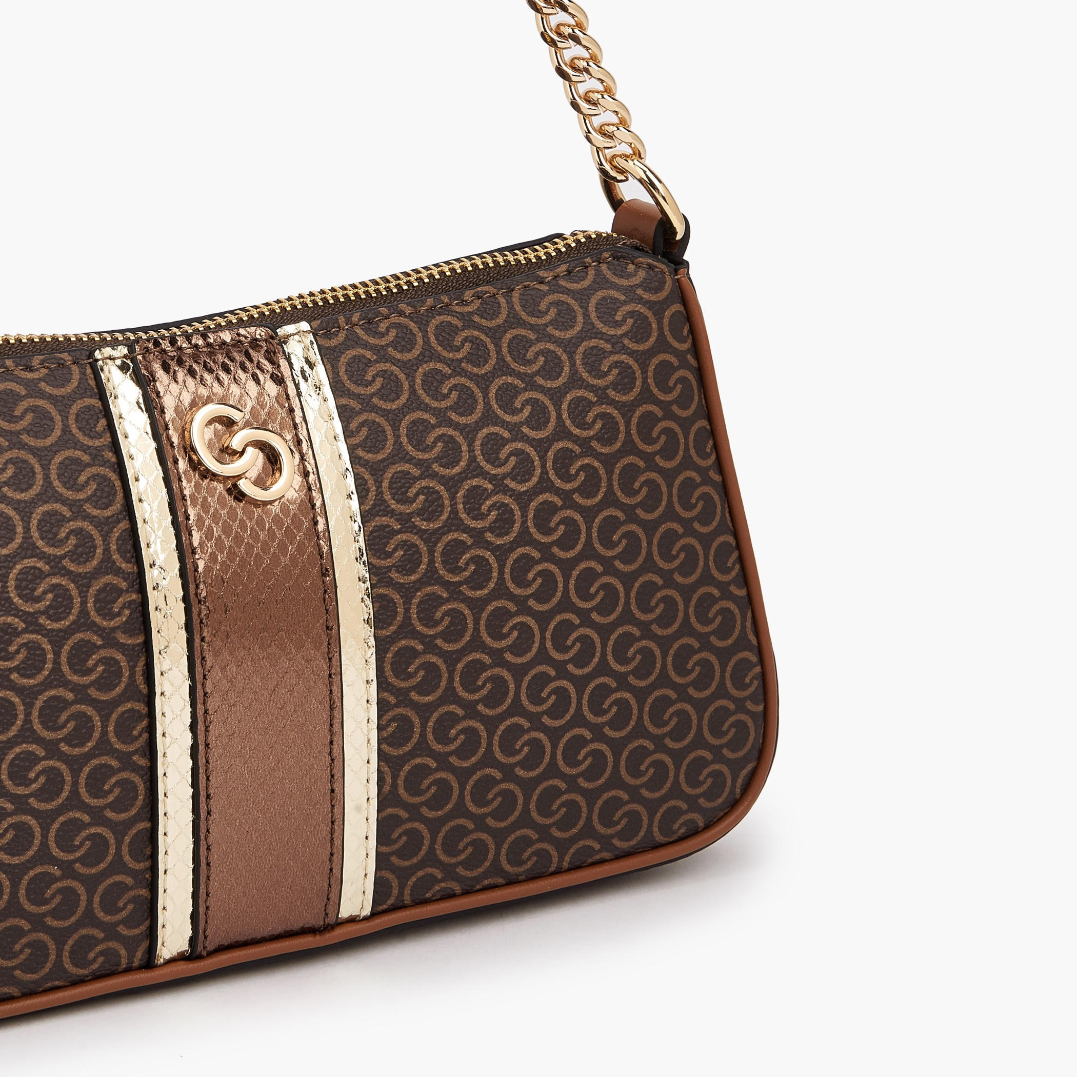 Celeste Monogram Print Shoulder Bag with Detachable Strap-women-bagsandwallets-handbags-image-5