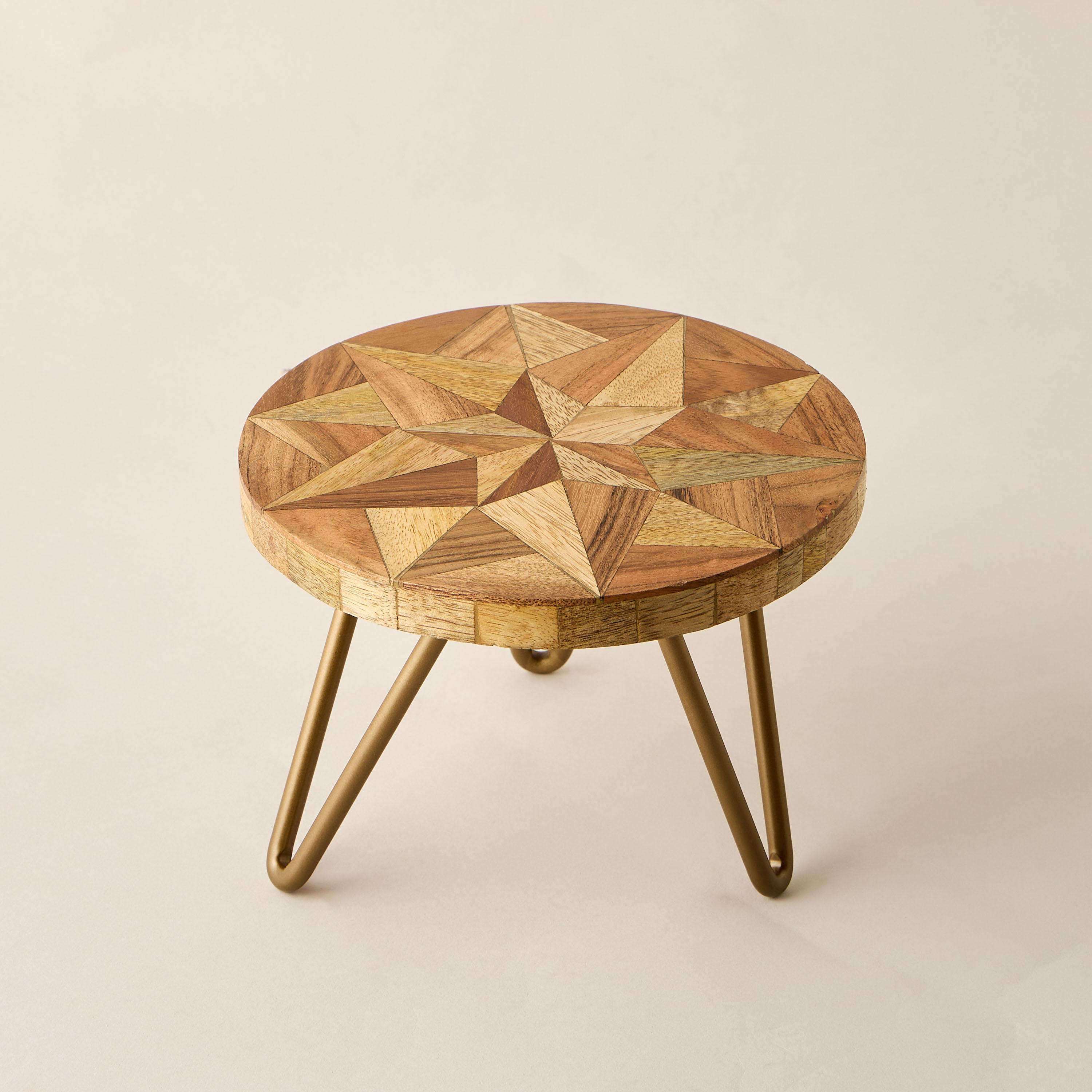 Geometric Textured Top Plant Stand - 20x20 cms-household-gardenandoutdoor-trellisandstands-plantstands-image-4