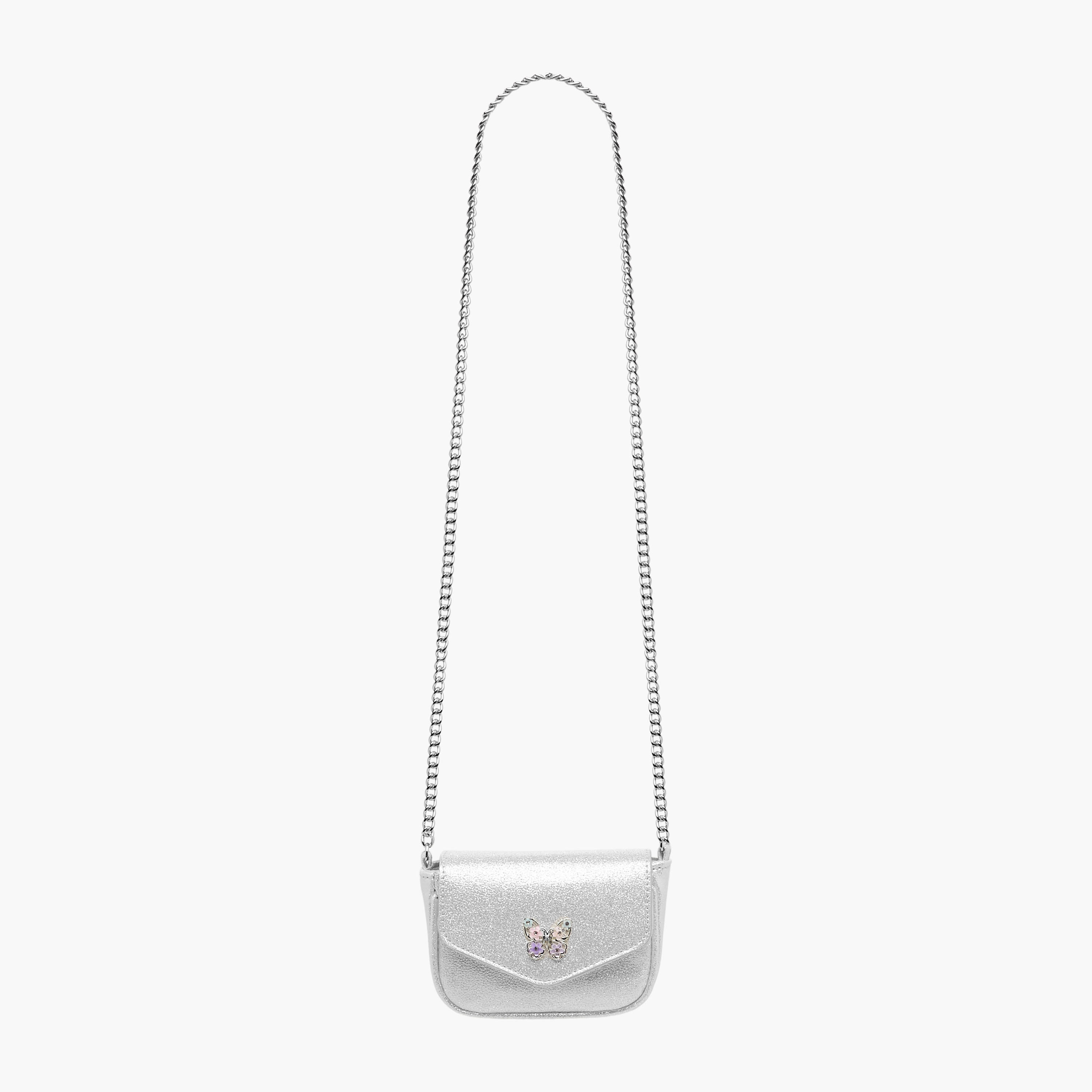 Celeste Butterfly Embellished Crossbody Bag with Chain Strap-girls-accessories-bags-image-3