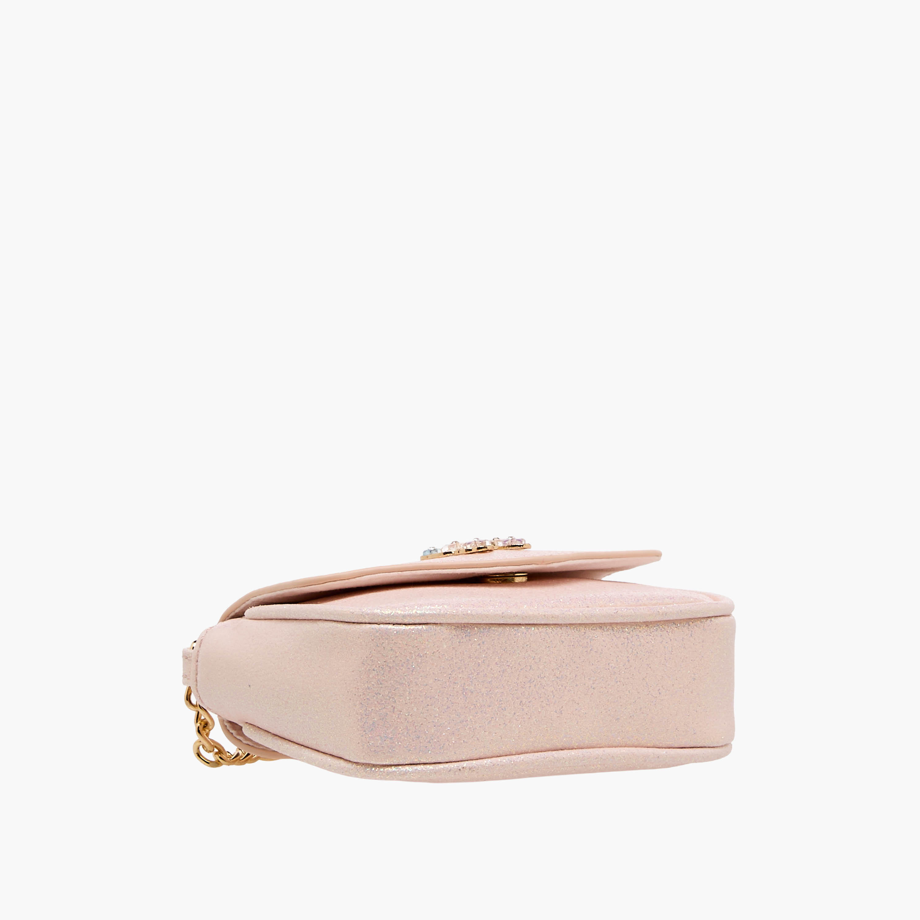 Celeste Butterfly Embellished Crossbody Bag with Chain Strap-girls-accessories-bags-image-5