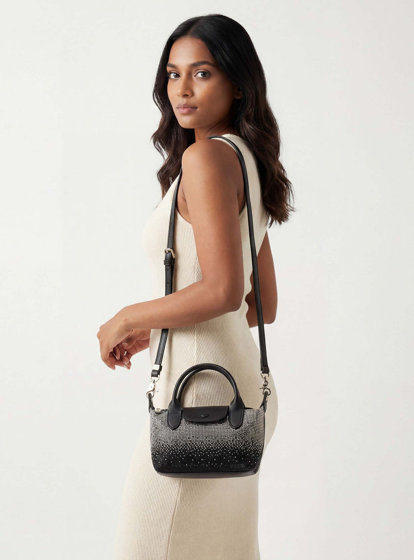 Missy Embellished Mini Tote Bag with Adjustable Strap-women-bagsandwallets-handbags-image-3