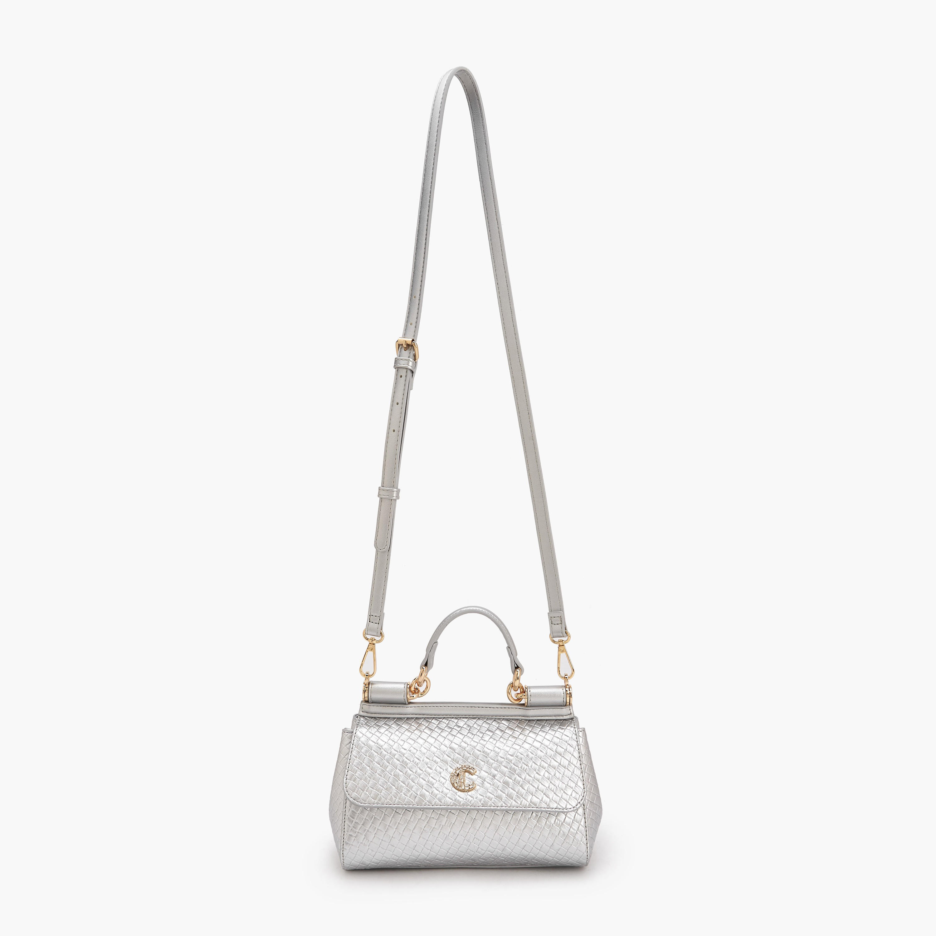 Le Confort Weave Textured Satchel Bag with Detachable Strap-women-bagsandwallets-handbags-image-2