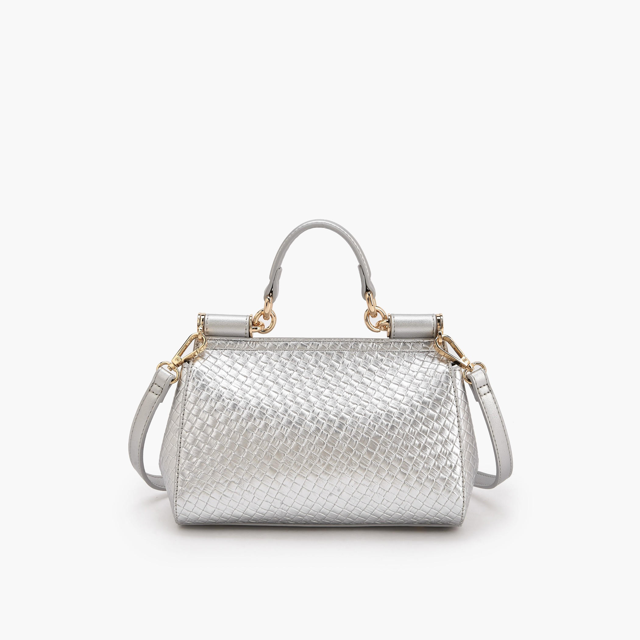Le Confort Weave Textured Satchel Bag with Detachable Strap-women-bagsandwallets-handbags-image-5