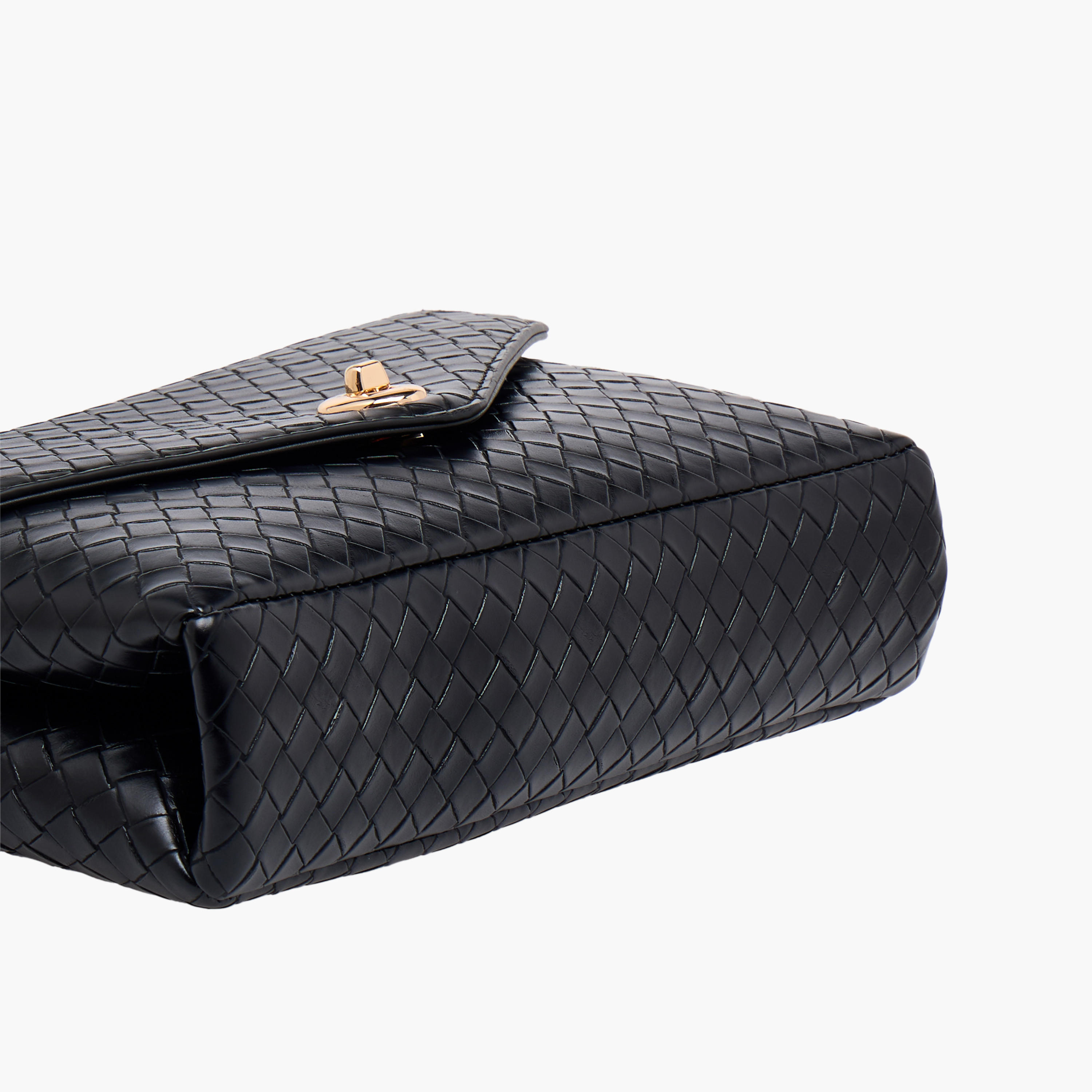Le Confort Weave Textured Crossbody Bag with Chain Strap-women-bagsandwallets-handbags-image-8