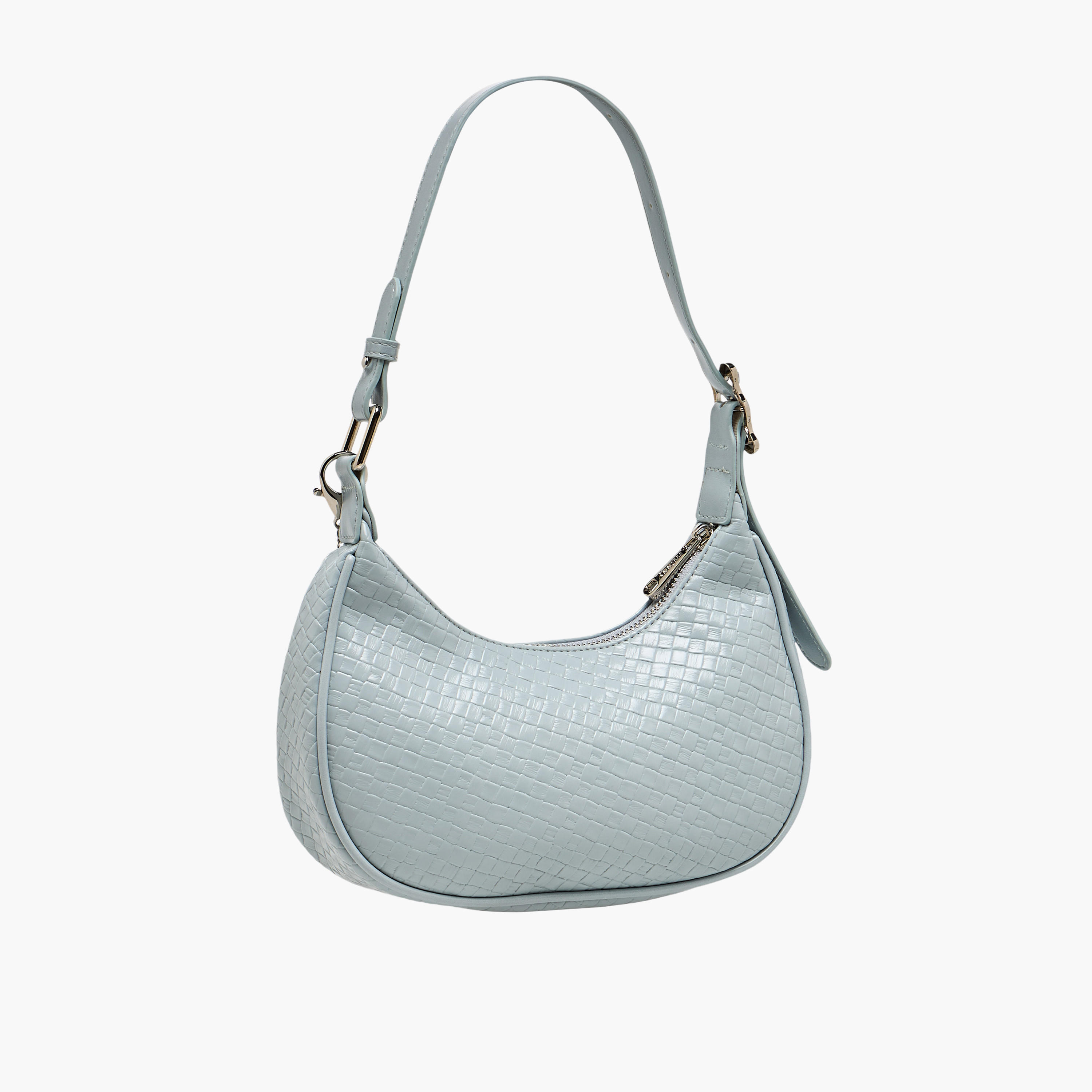 شنطة كتف بارزة الملمس بدلاية لؤلؤ وشريط من ميسي-women-bagsandwallets-handbags-image-4