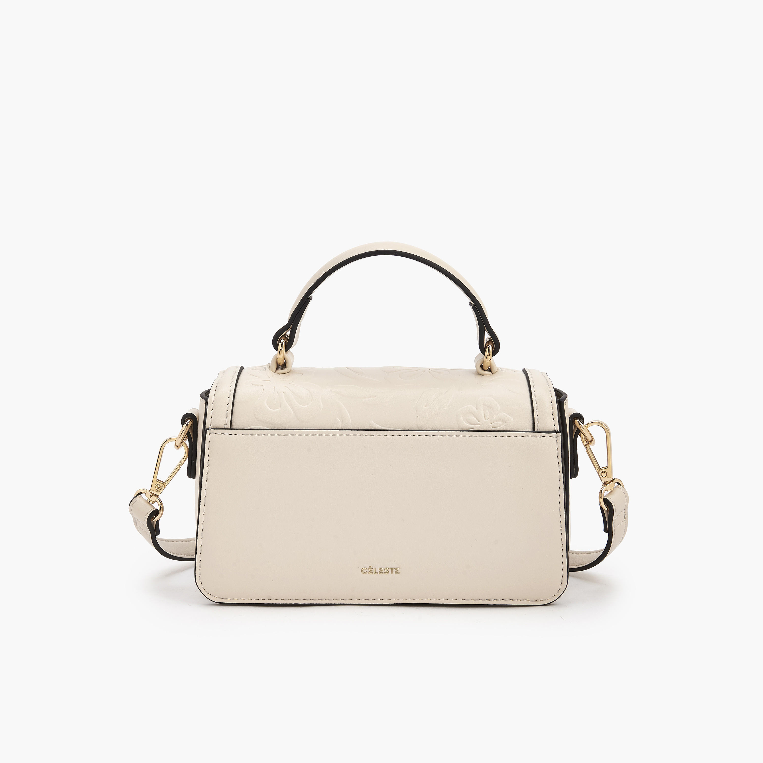 Celeste Floral Debossed Satchel Bag with Grab Handle-women-bagsandwallets-handbags-image-5