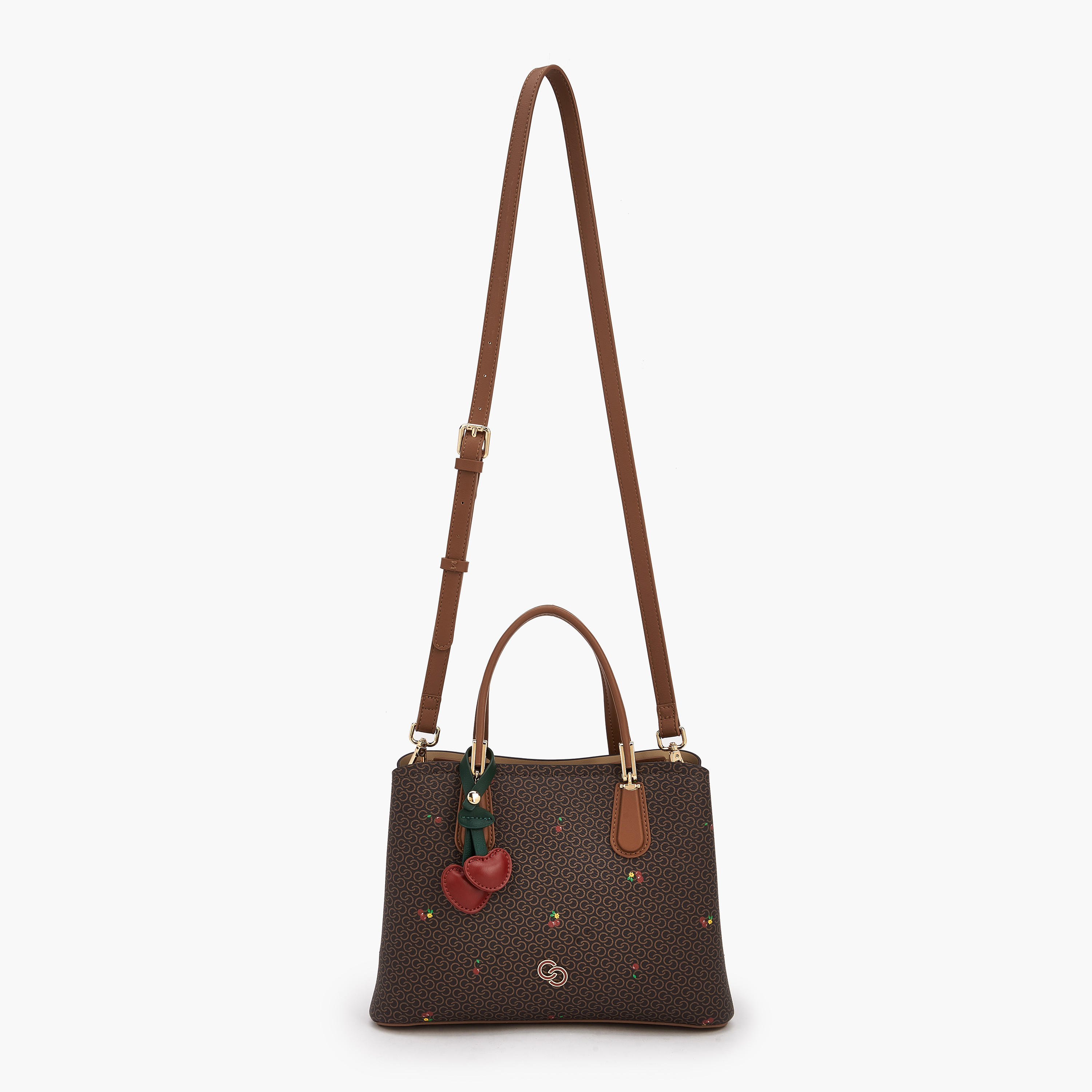 Celeste Monogram Cherry Print Tote Bag with Double Handles-women-bagsandwallets-handbags-image-3