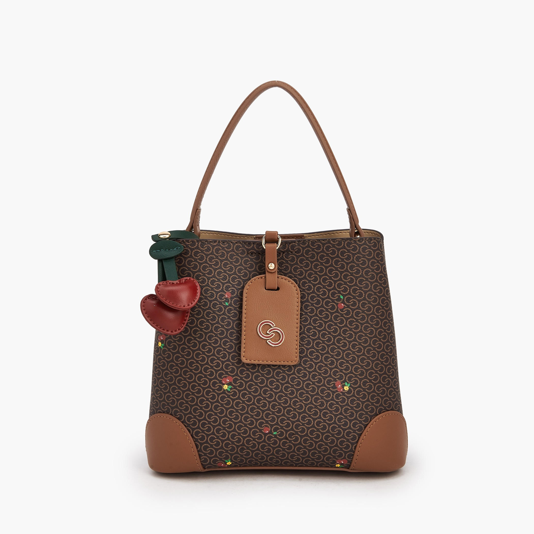 Celeste Monogram Cherry Print Tote Bag with Handle-women-bagsandwallets-handbags-image-1