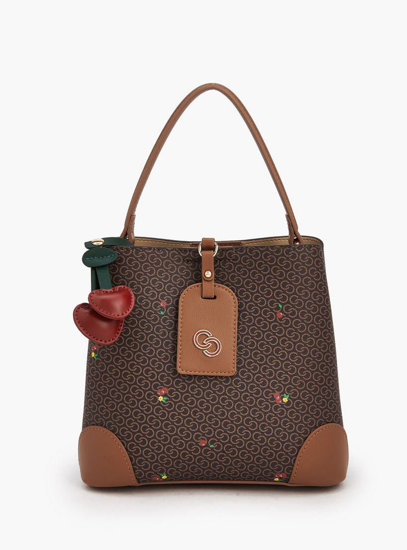 Celeste Monogram Cherry Print Tote Bag with Handle-women-bagsandwallets-handbags-image-1