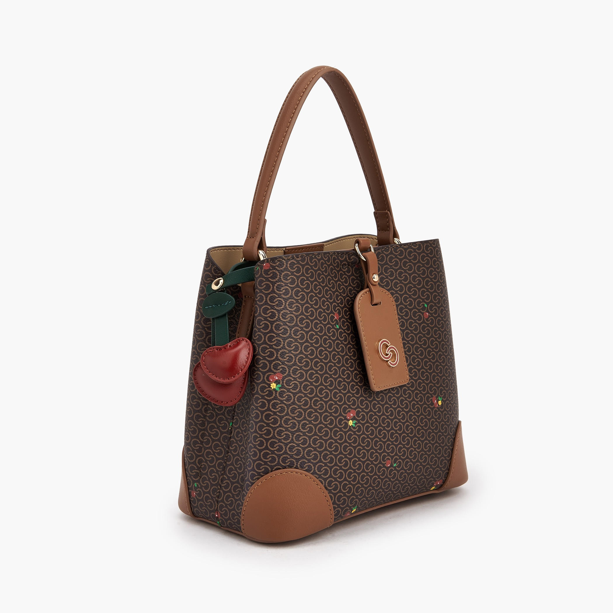Celeste Monogram Cherry Print Tote Bag with Handle-women-bagsandwallets-handbags-image-4