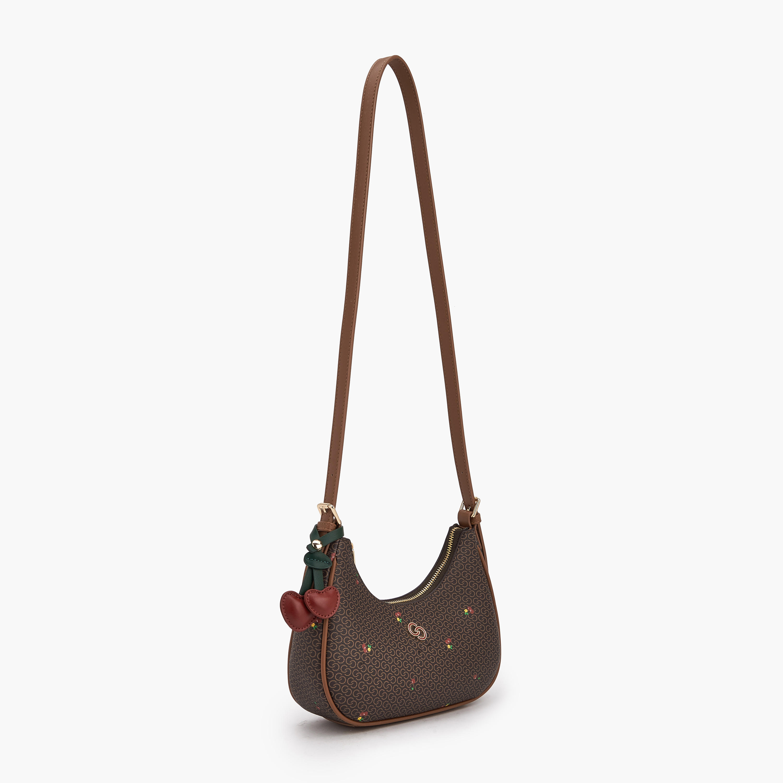 شنطة كتف بمقبض وطبعات كرز مونوجرام من سيليست-women-bagsandwallets-handbags-image-3