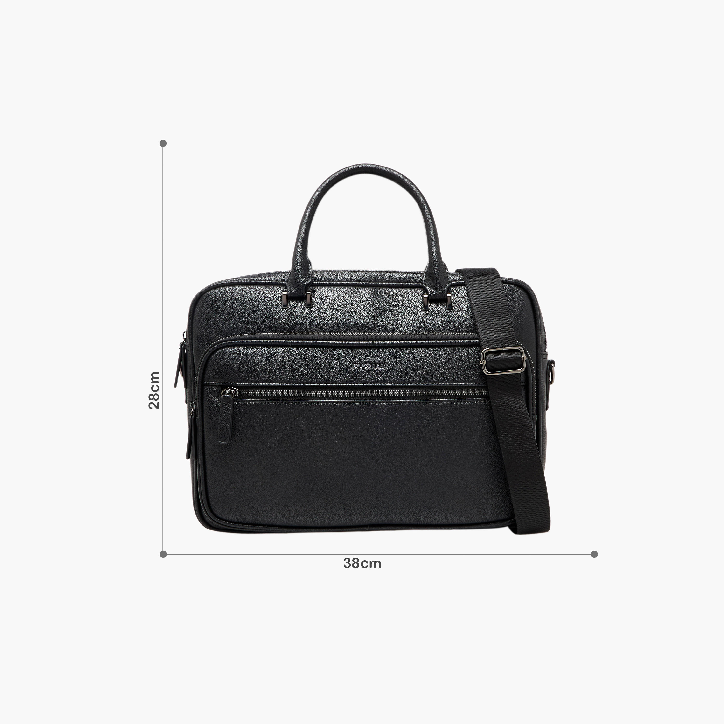 Duchini Men Solid Laptop Bag-men-bags-image-2