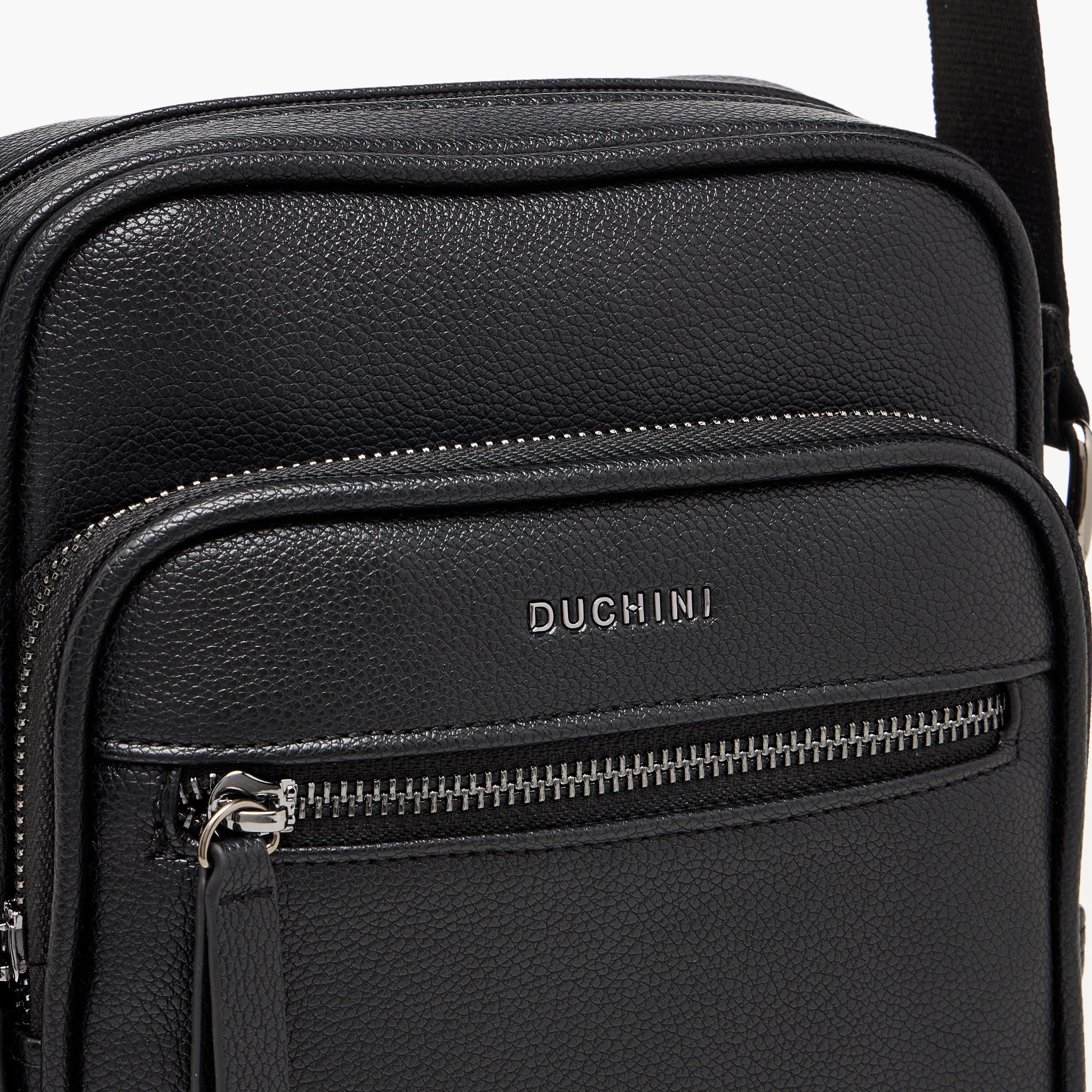 Duchini Men Solid Crossbody Bag-men-bags-image-4