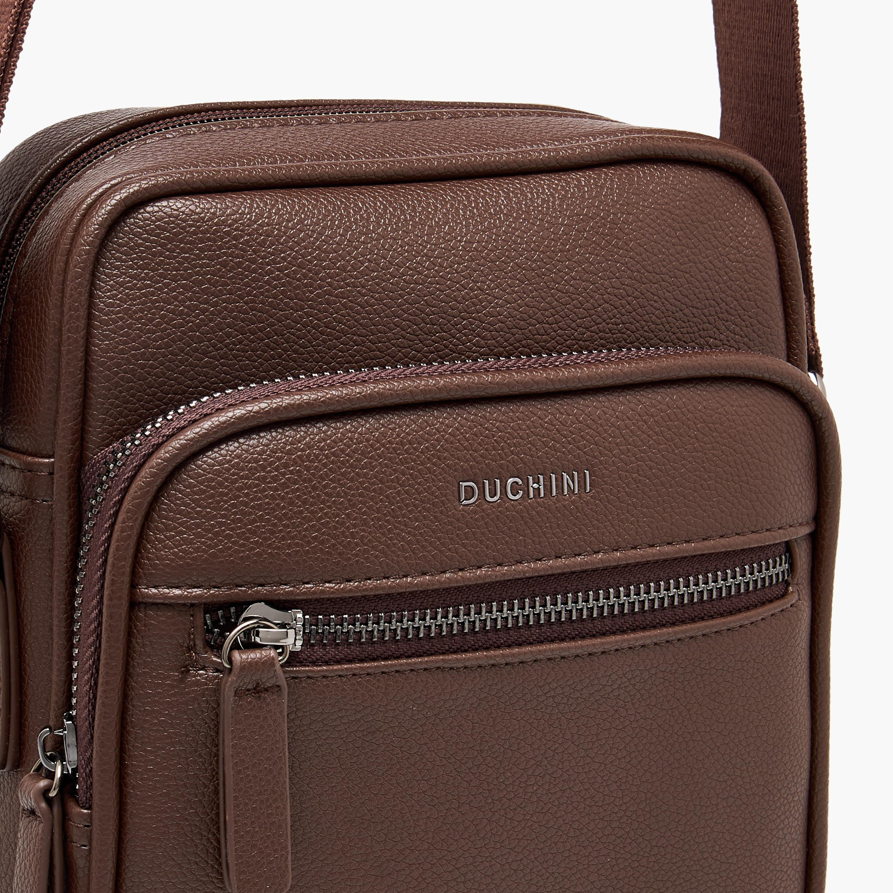Duchini Men Solid Crossbody Bag-men-bags-image-4