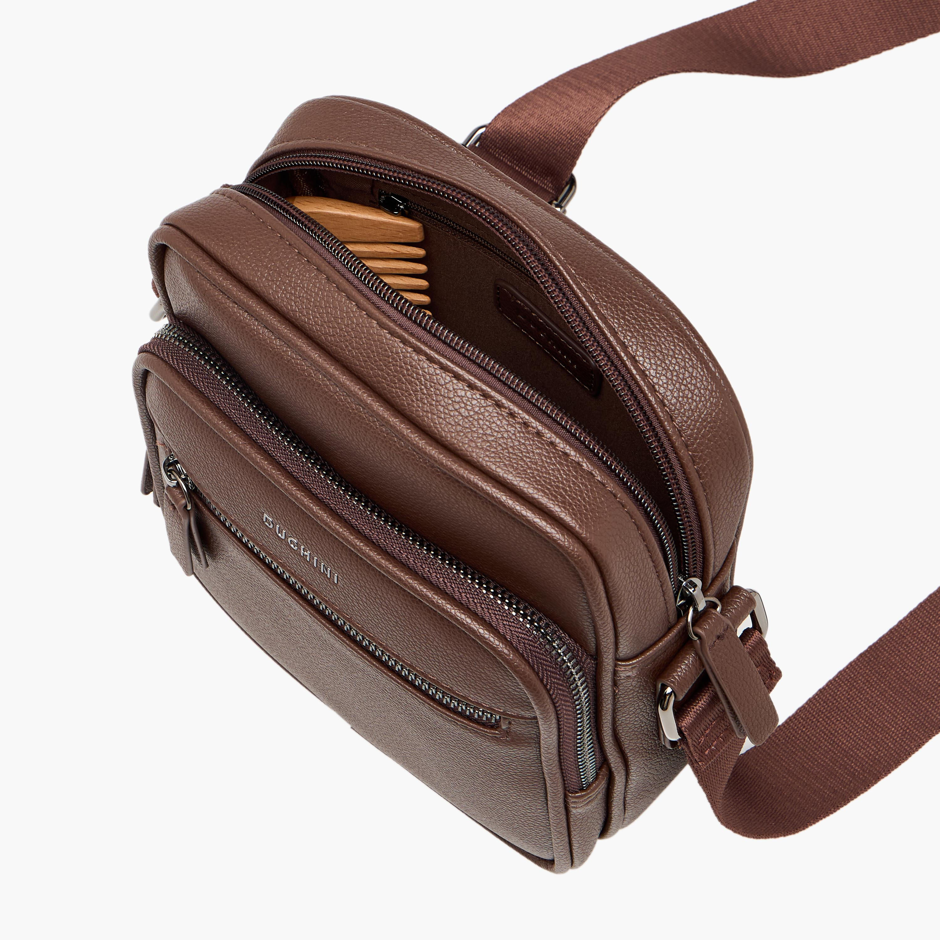 Duchini Men Solid Crossbody Bag-men-bags-image-8