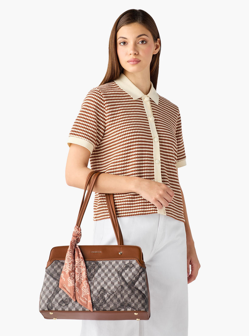 Chrisbella Scarf Accent Tote Bag with Wallet-women-bagsandwallets-handbags-image-2