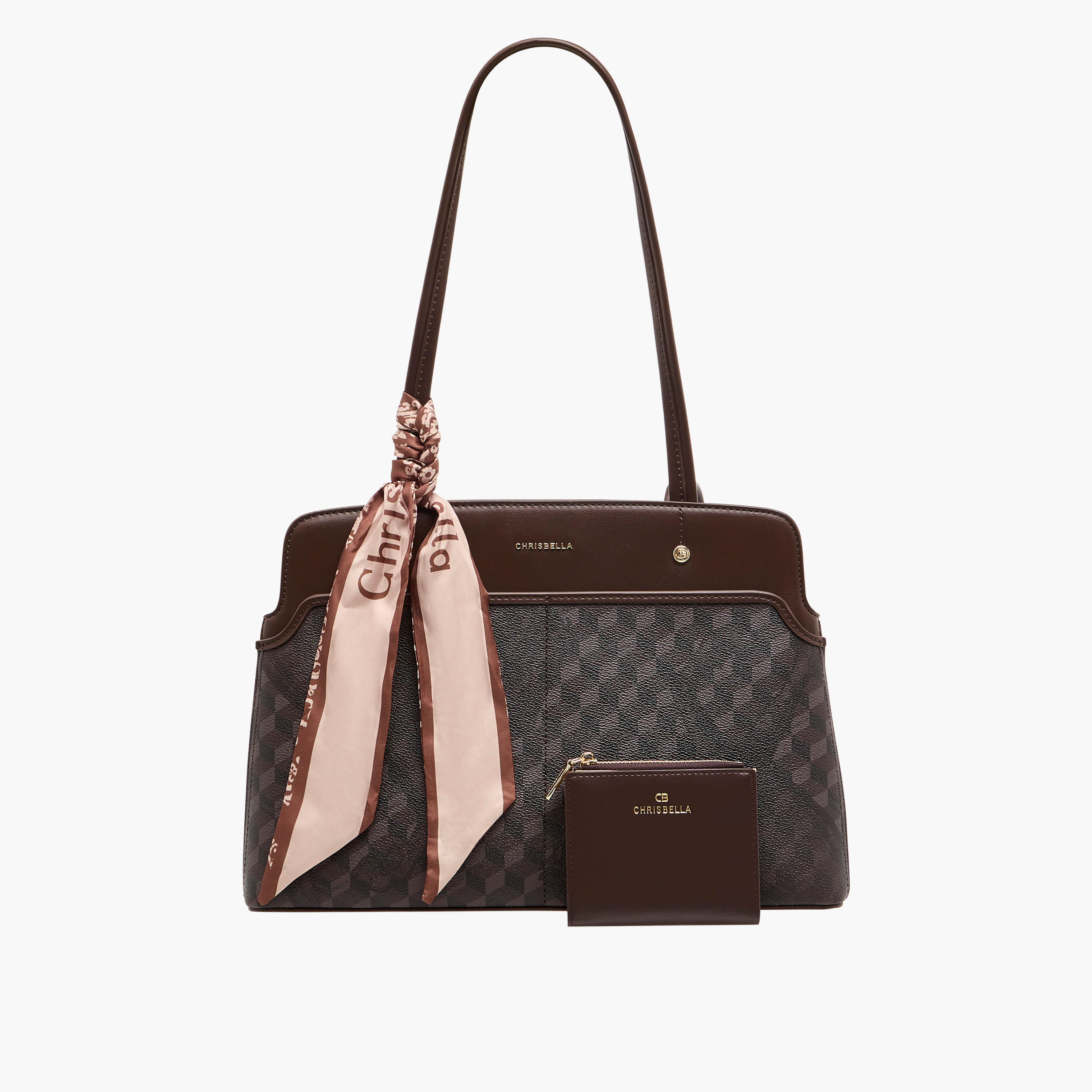 شنطة توتي بوشاح مع محفظة من كريسبيلا-women-bagsandwallets-handbags-image-1