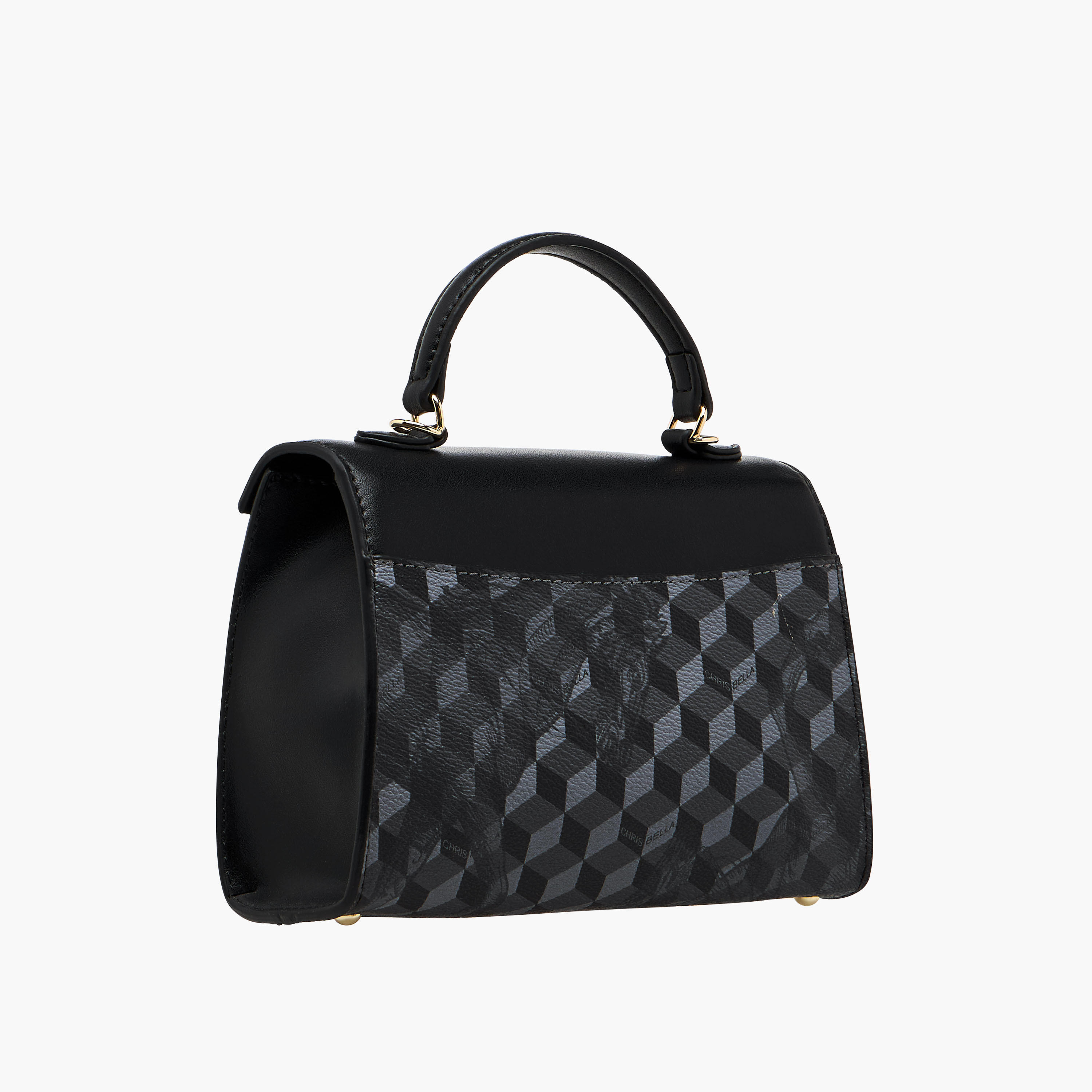 Chrisbella Geometric Print Crossbody Bag with Wallet-women-bagsandwallets-handbags-image-4