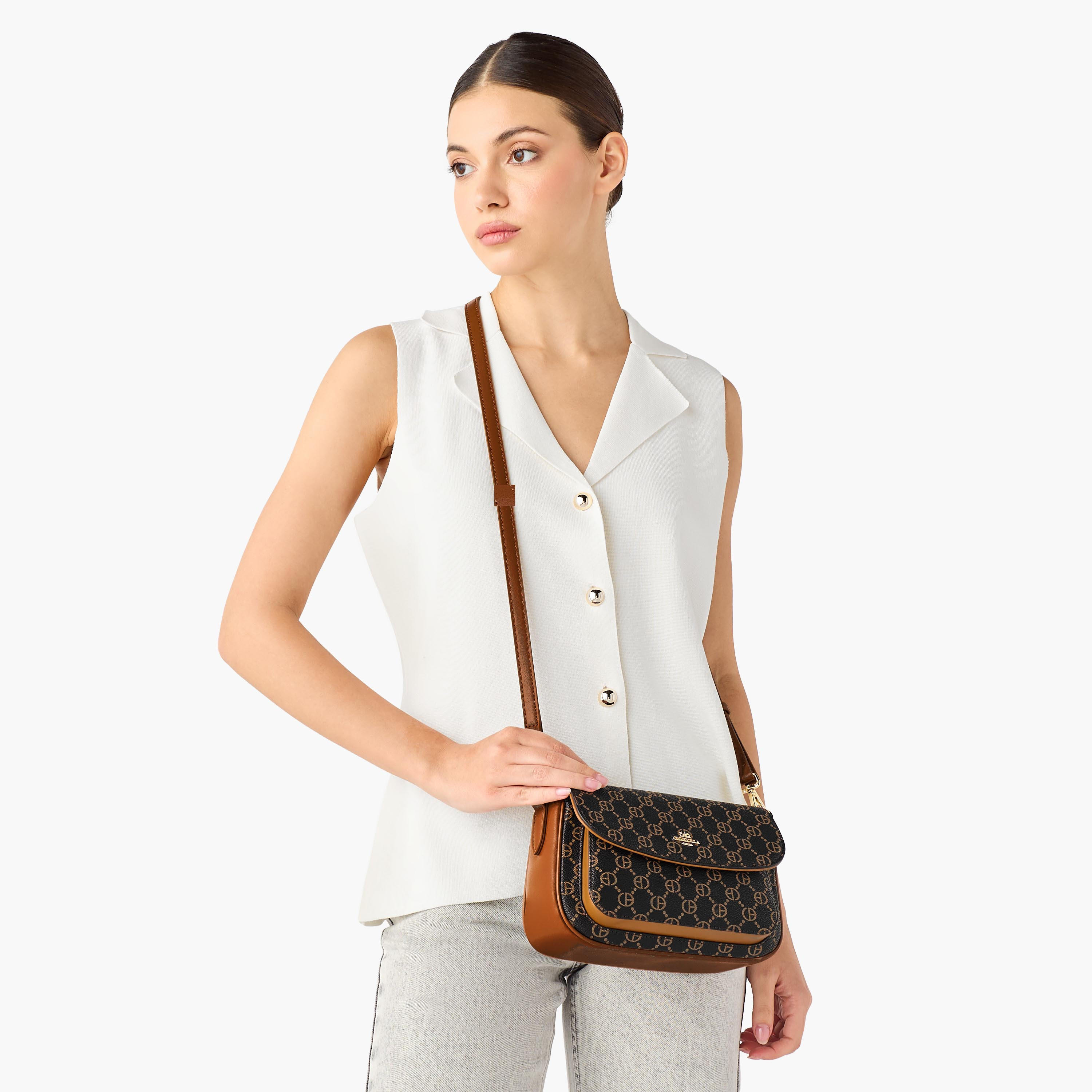 Chrisbella Monogram Print Crossbody Bag with Wallet-women-bagsandwallets-handbags-image-2