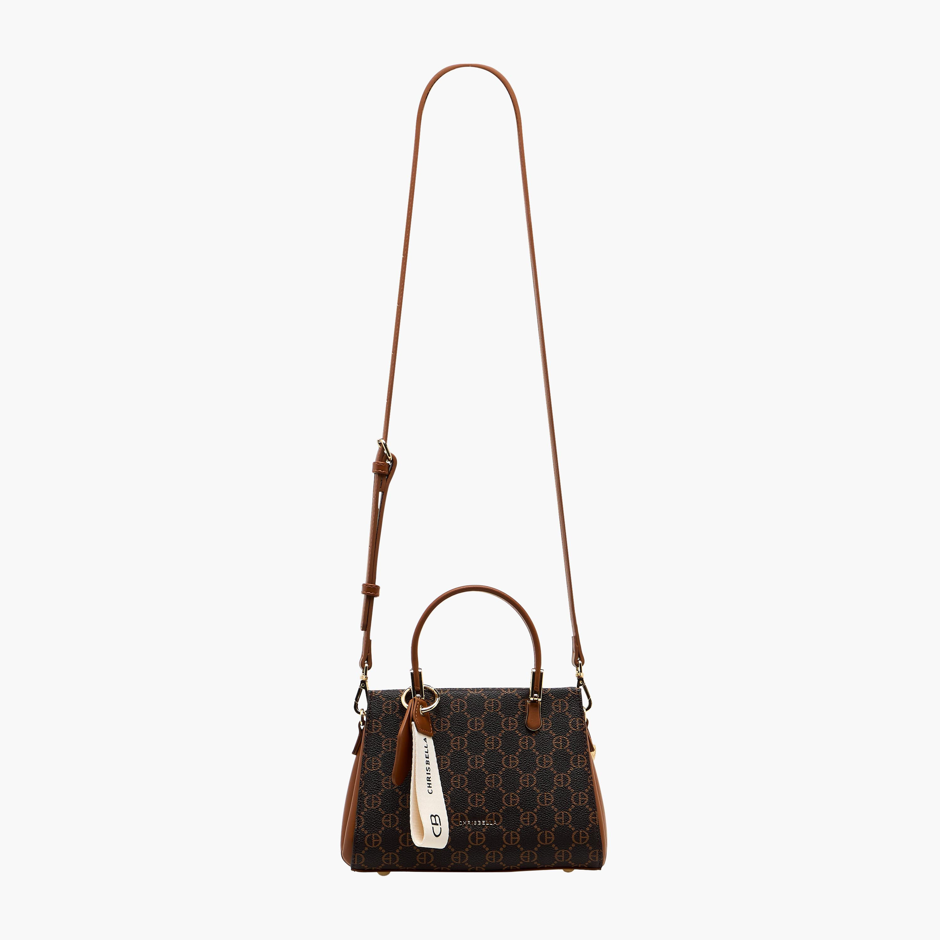 شنطة ساتشيل بطبعات مع محفظة من كريسبيلا-women-bagsandwallets-handbags-image-3