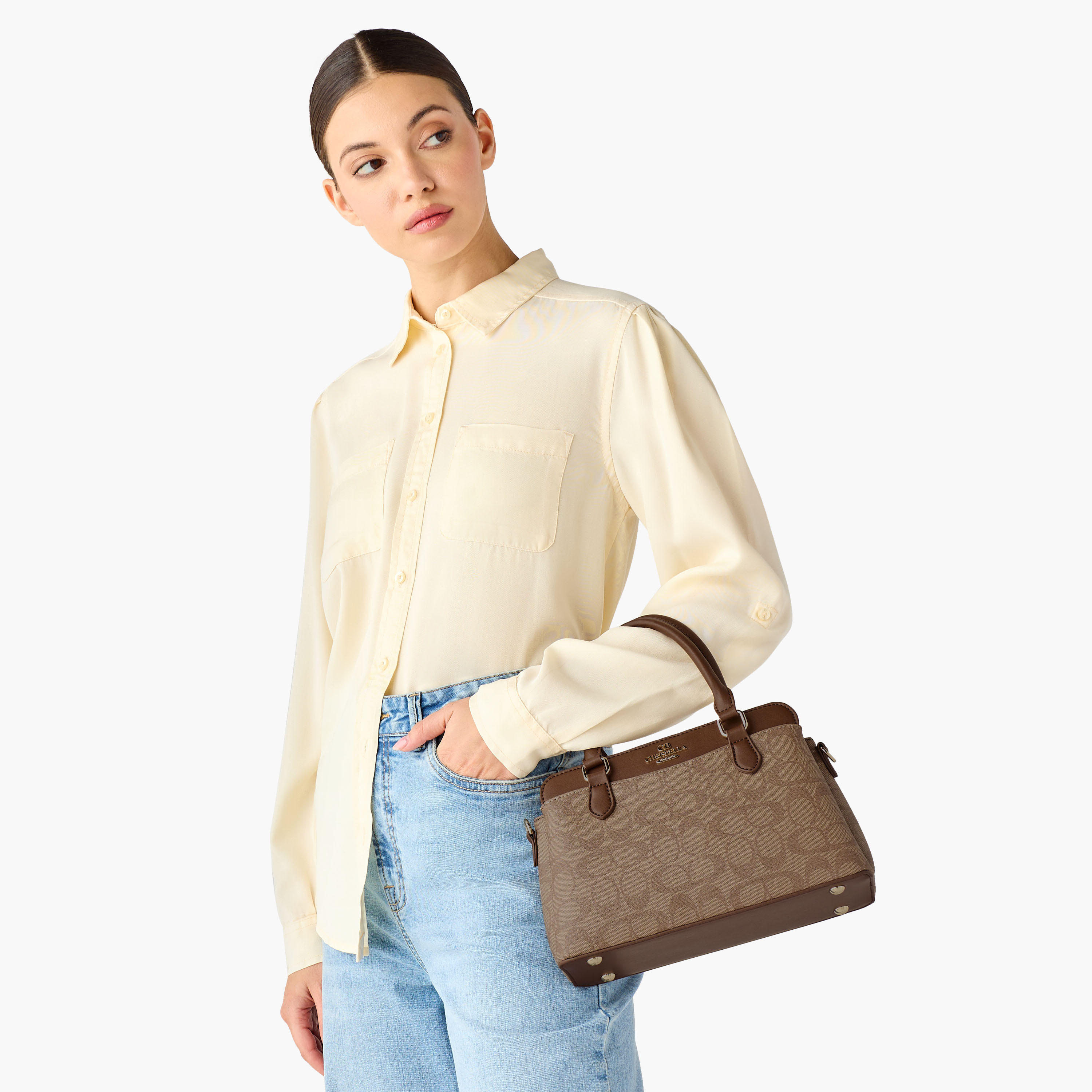 شنطة ساتشيل مع محفظة من كريسبيلا-women-bagsandwallets-handbags-image-2