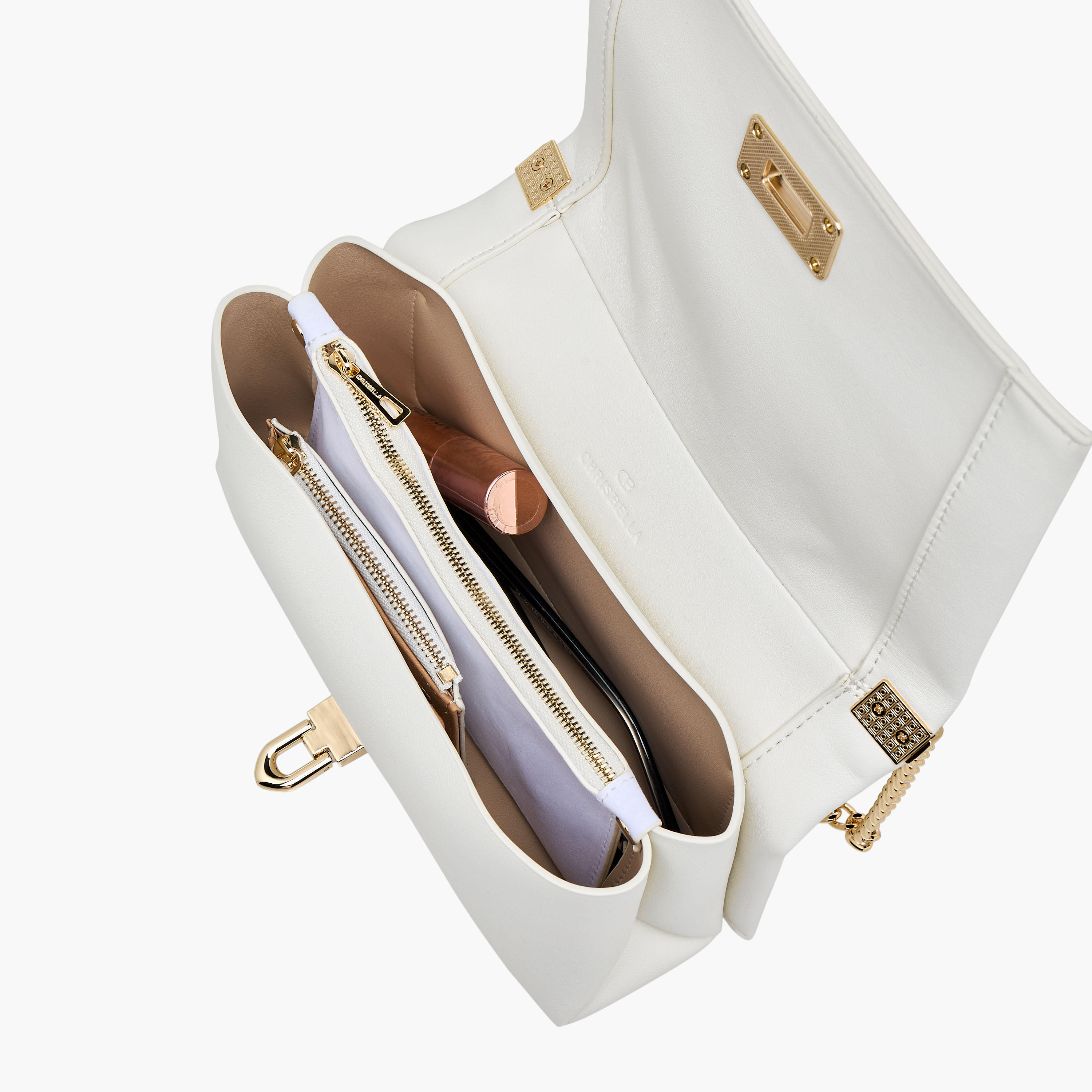 شنطة كروس بودي بحزام سلسلة مع محفظة من كريسبيلا-women-bagsandwallets-handbags-image-11