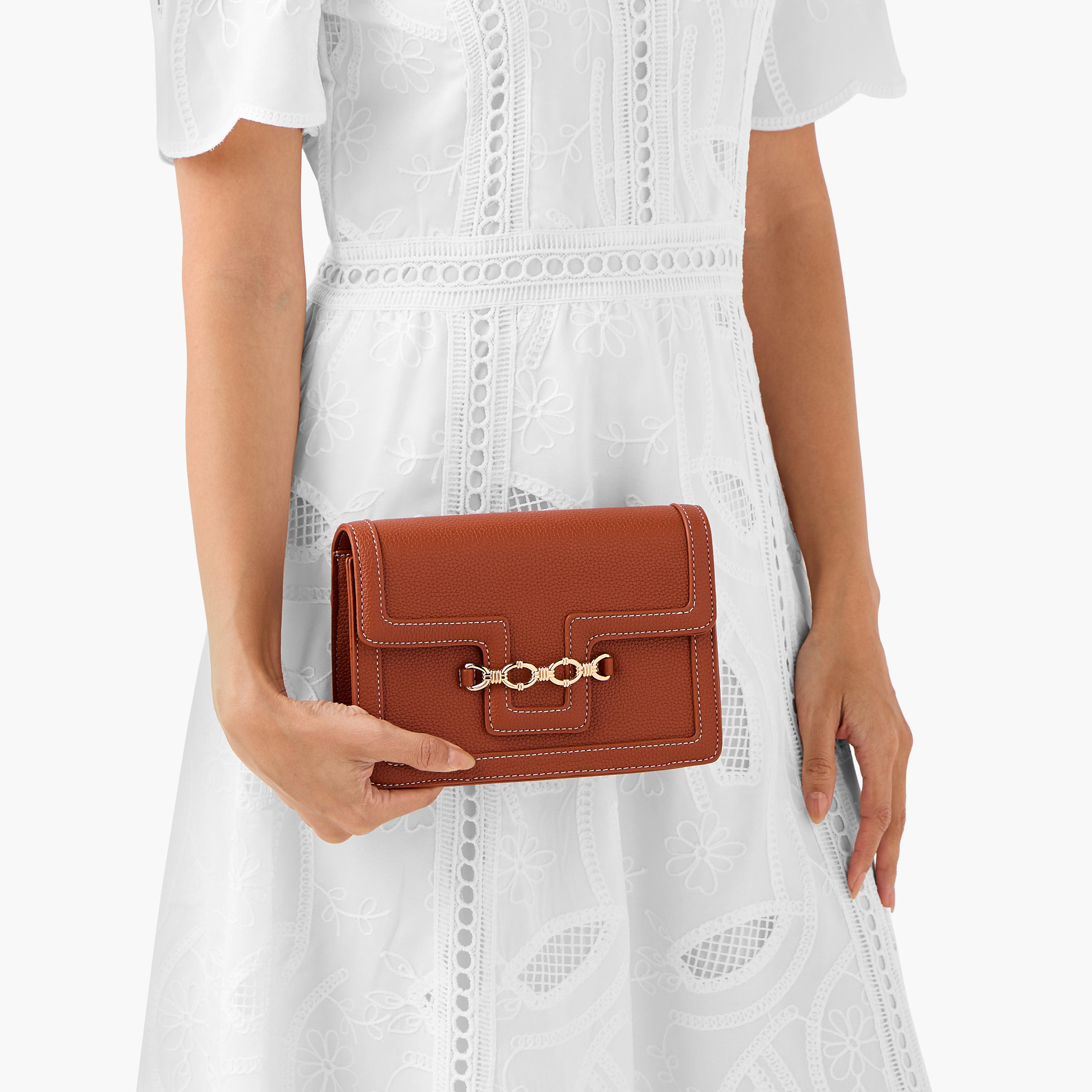 شنطة كروس بودي بارزة الملمس بحزام قابل للفصل من أدور-women-bagsandwallets-handbags-image-2