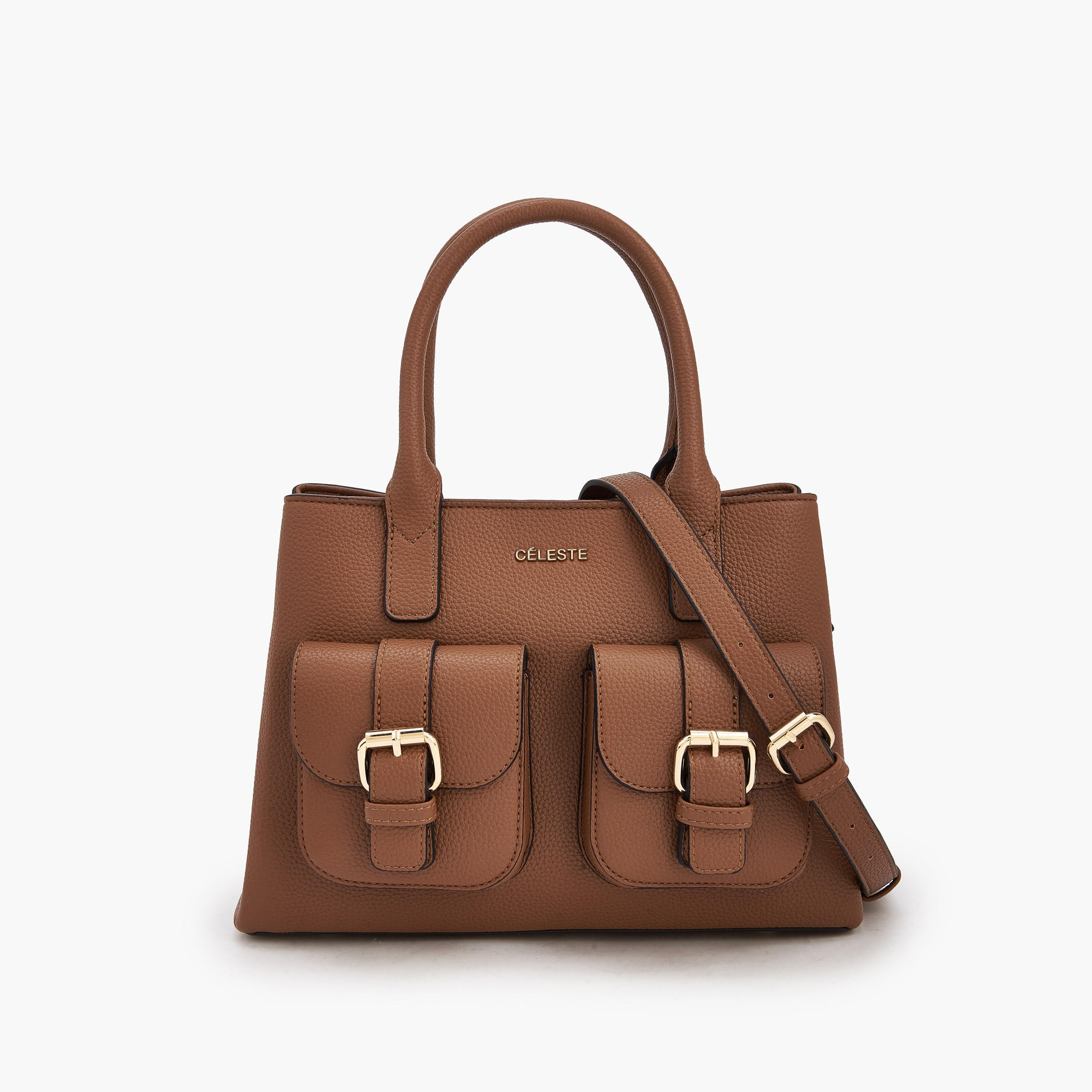 Celeste Solid Tote Bag with Handles-women-bagsandwallets-handbags-image-1