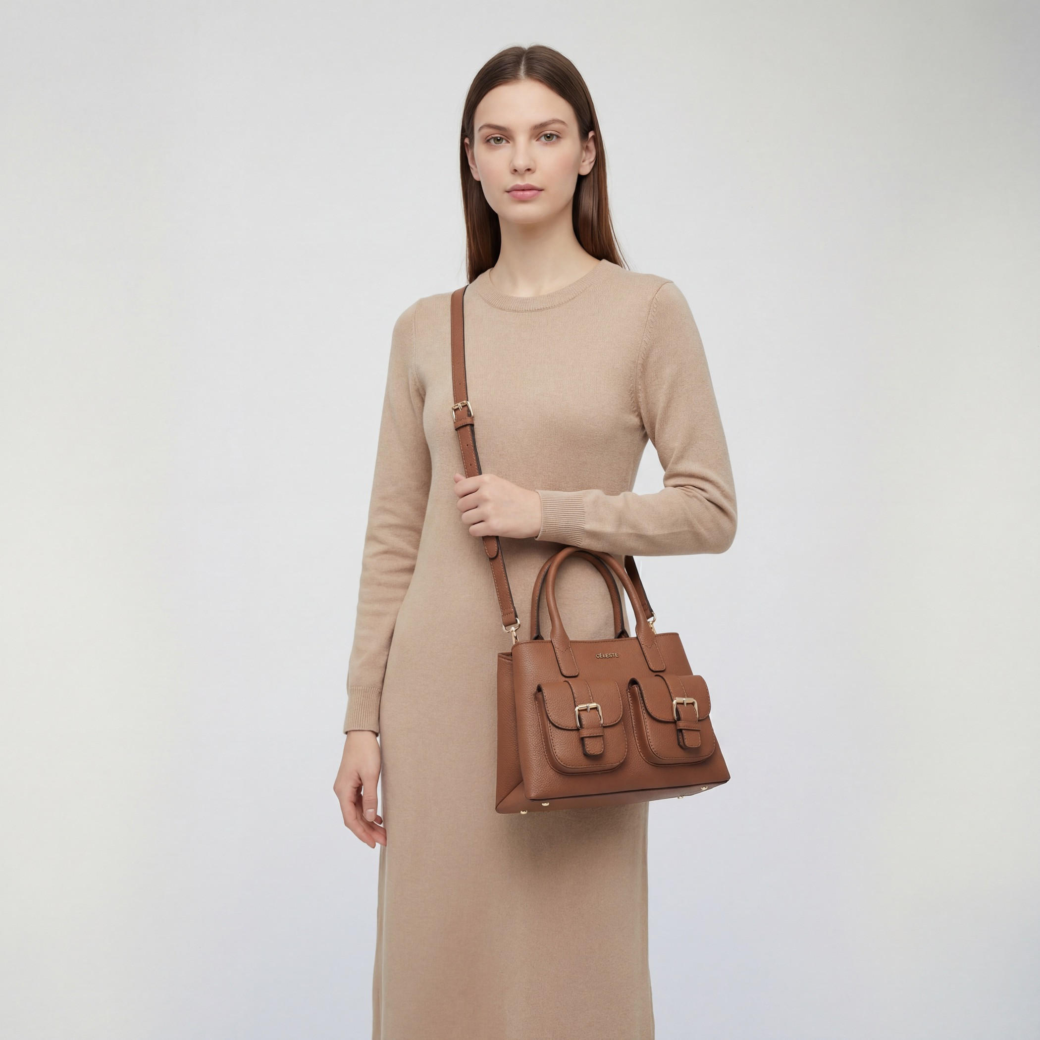 شنطة توتي سادة بمقابض من سيليست-women-bagsandwallets-handbags-image-2