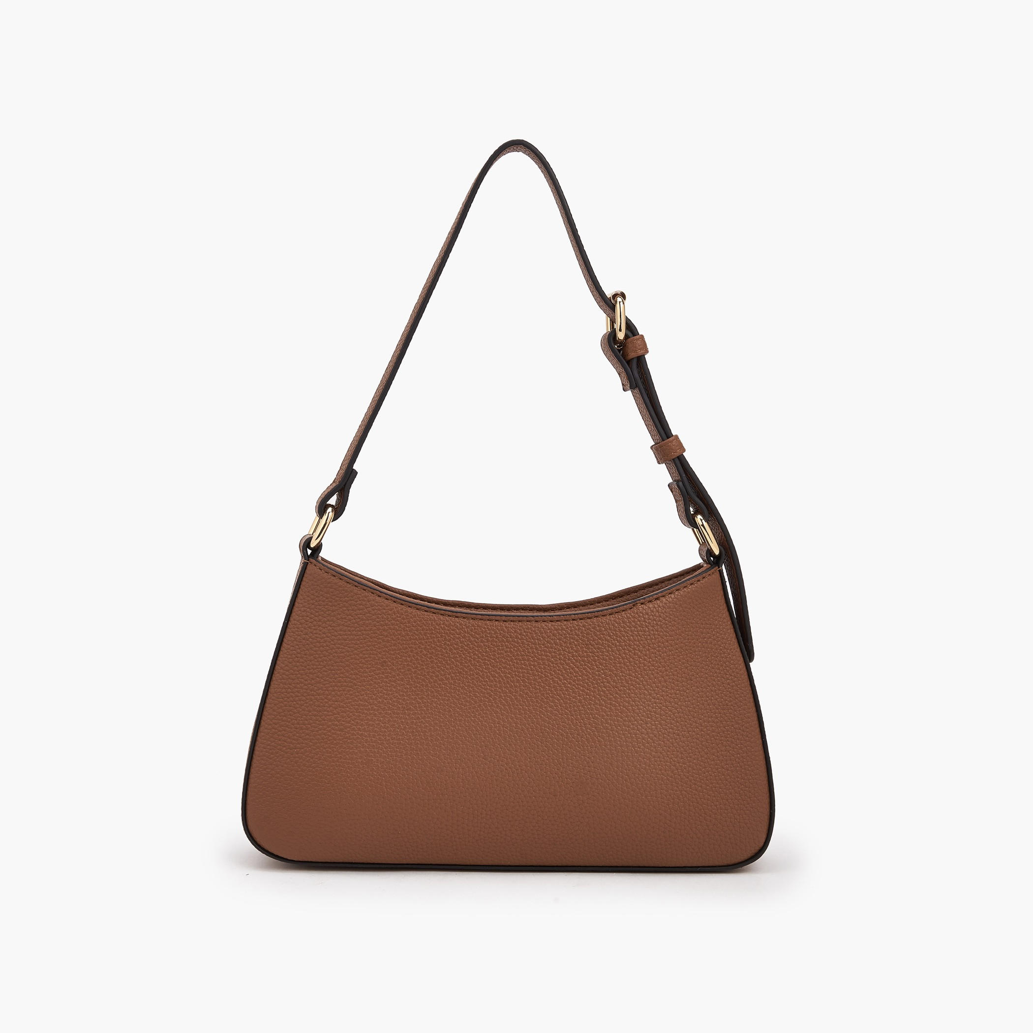 Celeste Textured Shoulder Bag with Zip Closure-women-bagsandwallets-handbags-image-5