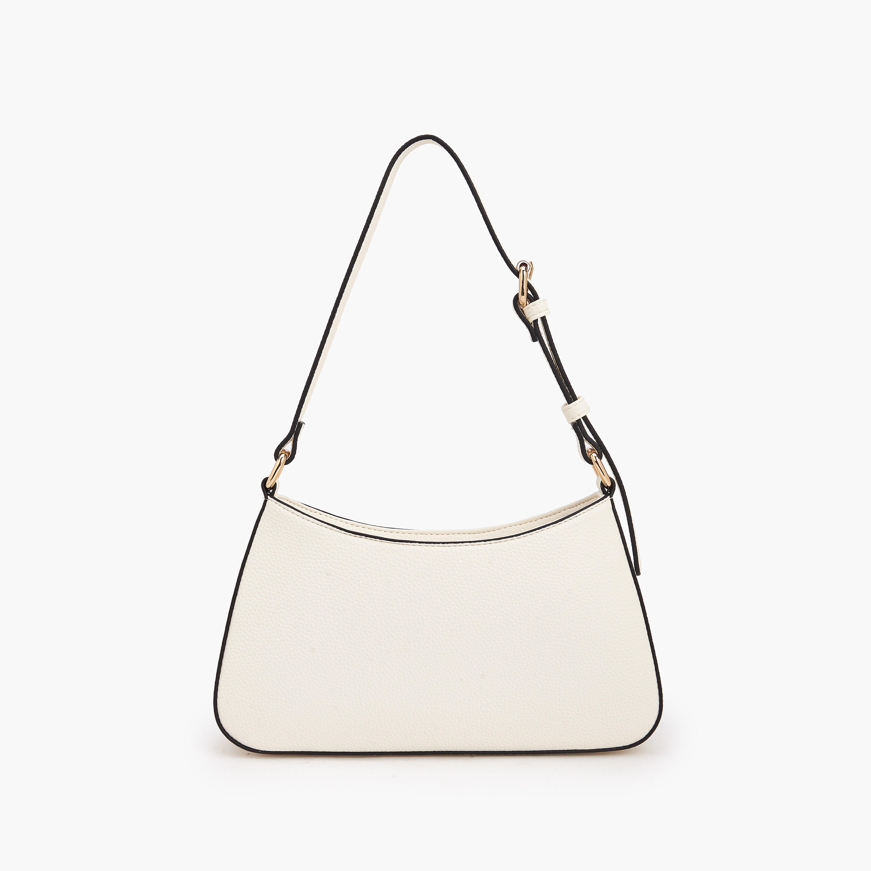 Celeste Textured Shoulder Bag with Zip Closure-women-bagsandwallets-handbags-image-5