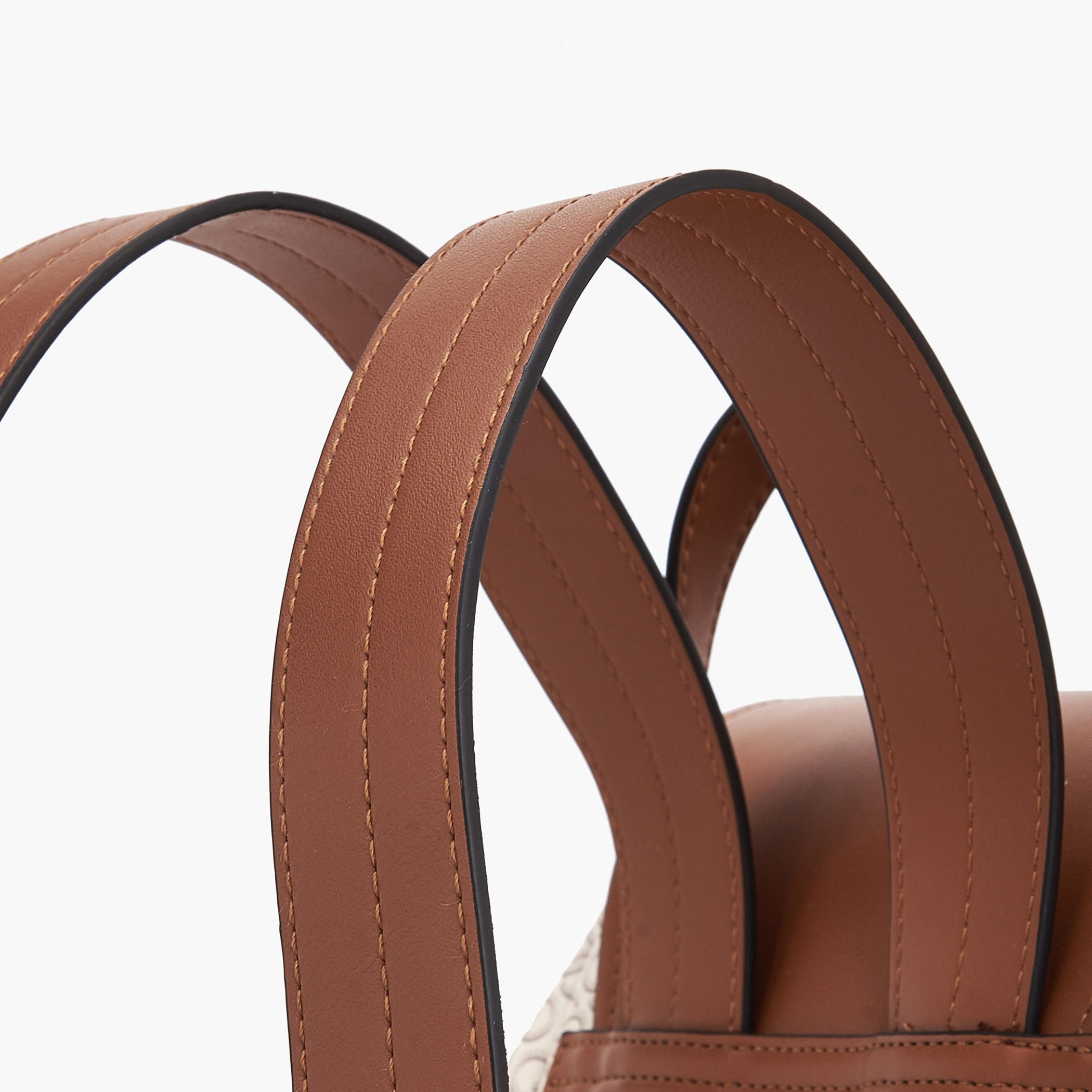 Celeste Monogram Print Backpack with Drawstring Closure-women-bagsandwallets-backpacks-image-5