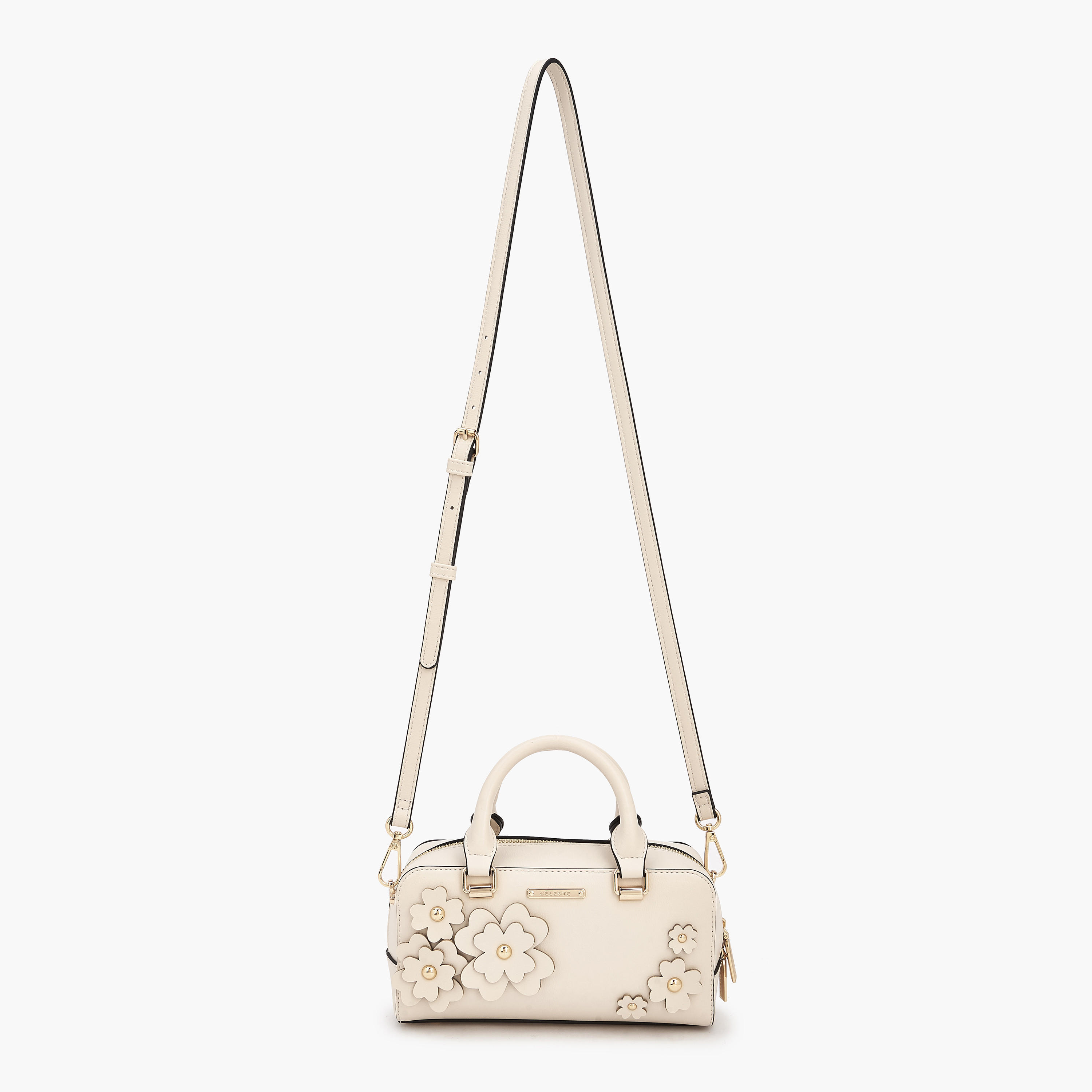 Celeste Floral Accent Crossbody Bag with Double Handle-women-bagsandwallets-handbags-image-3