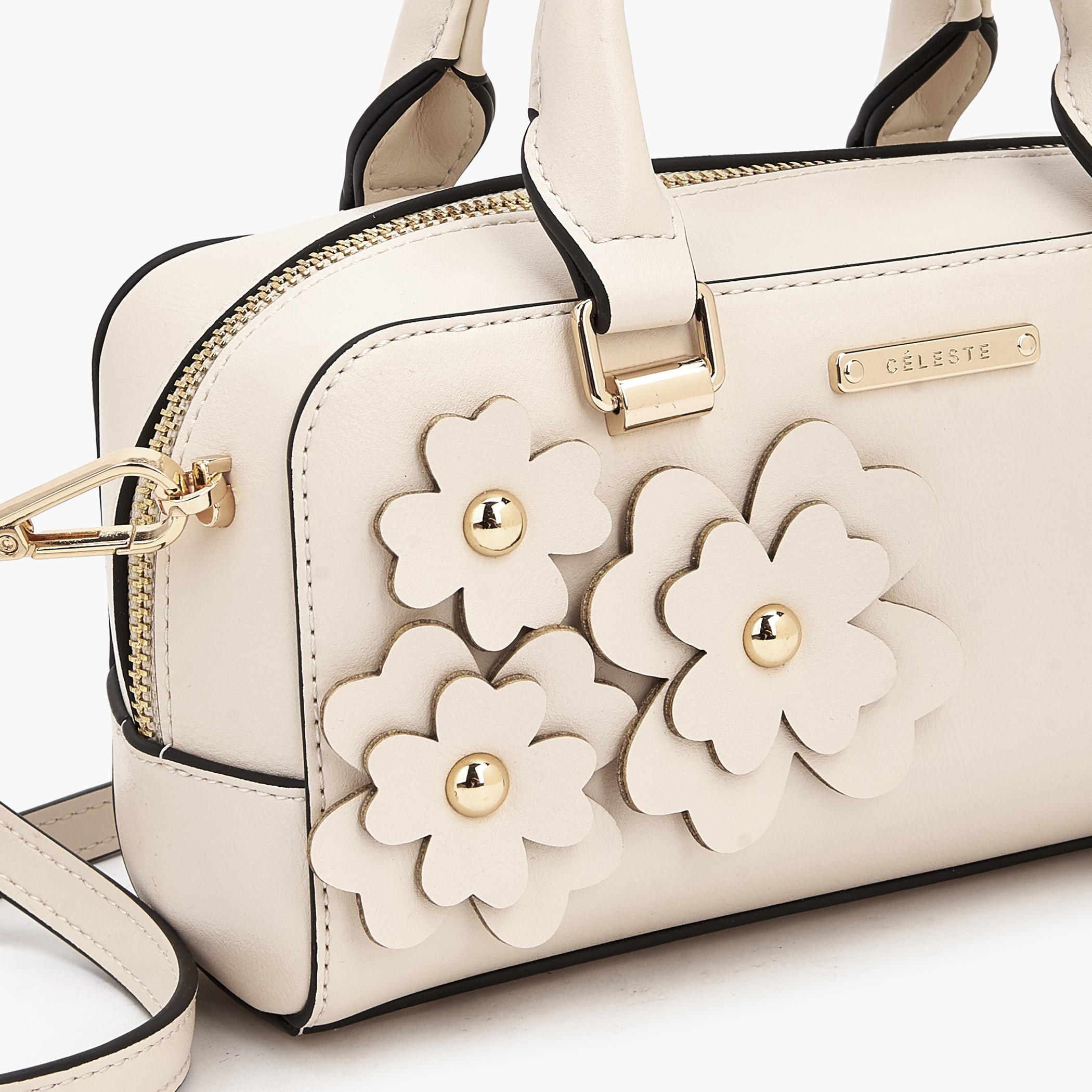 Celeste Floral Accent Crossbody Bag with Double Handle-women-bagsandwallets-handbags-image-5