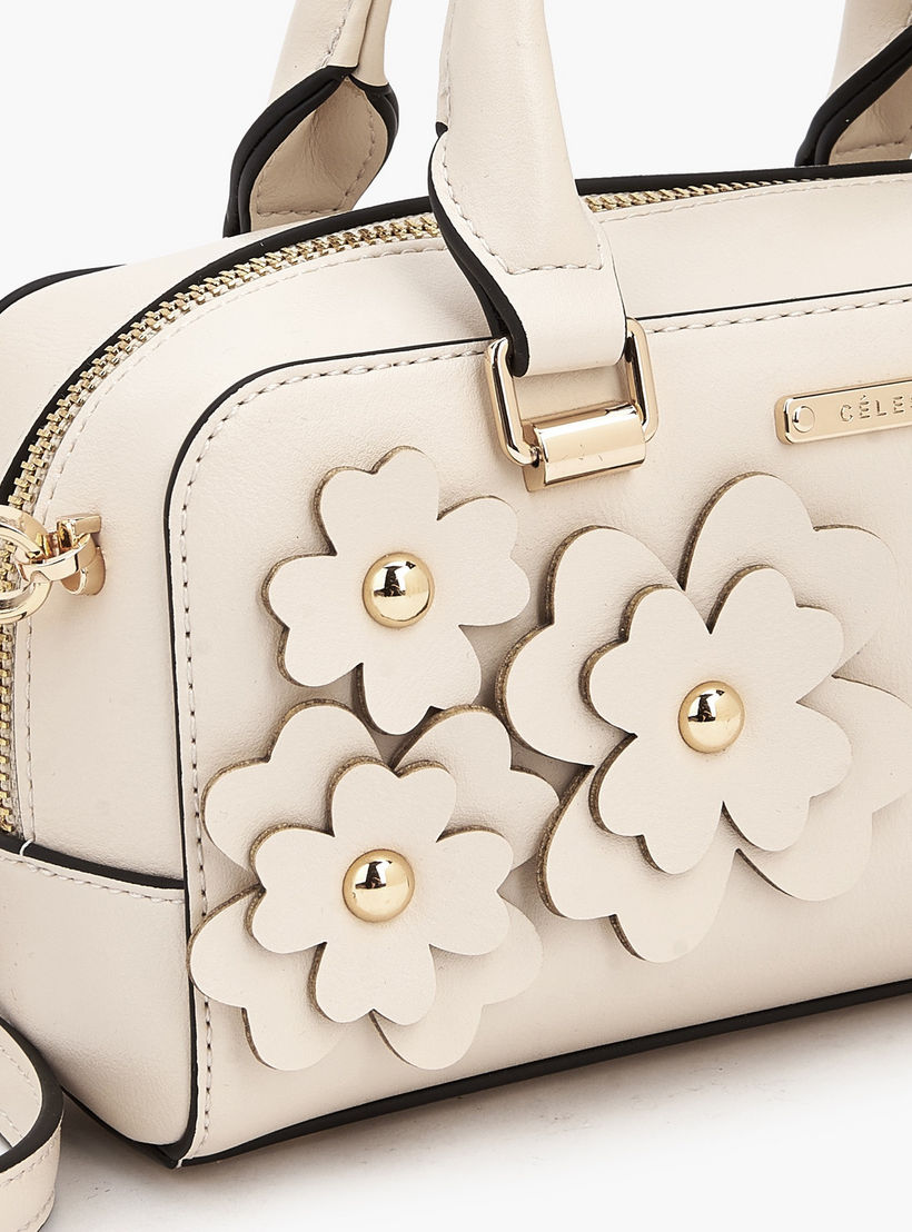 Celeste Floral Accent Crossbody Bag with Double Handle-women-bagsandwallets-handbags-image-5