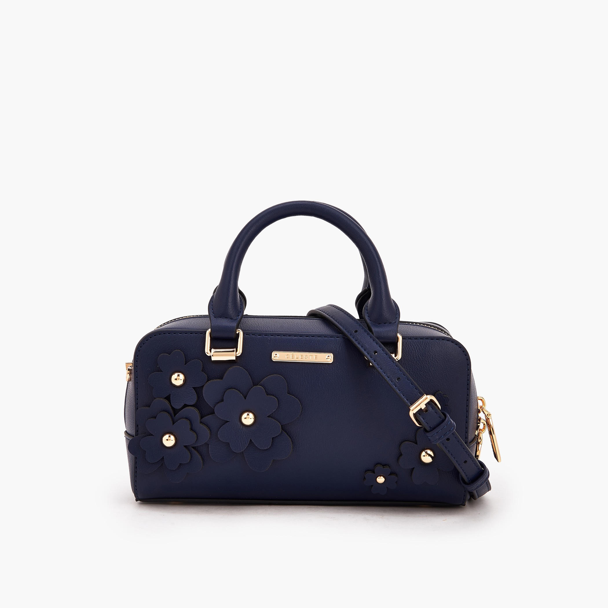 Celeste Floral Accent Crossbody Bag with Double Handle-women-bagsandwallets-handbags-image-1